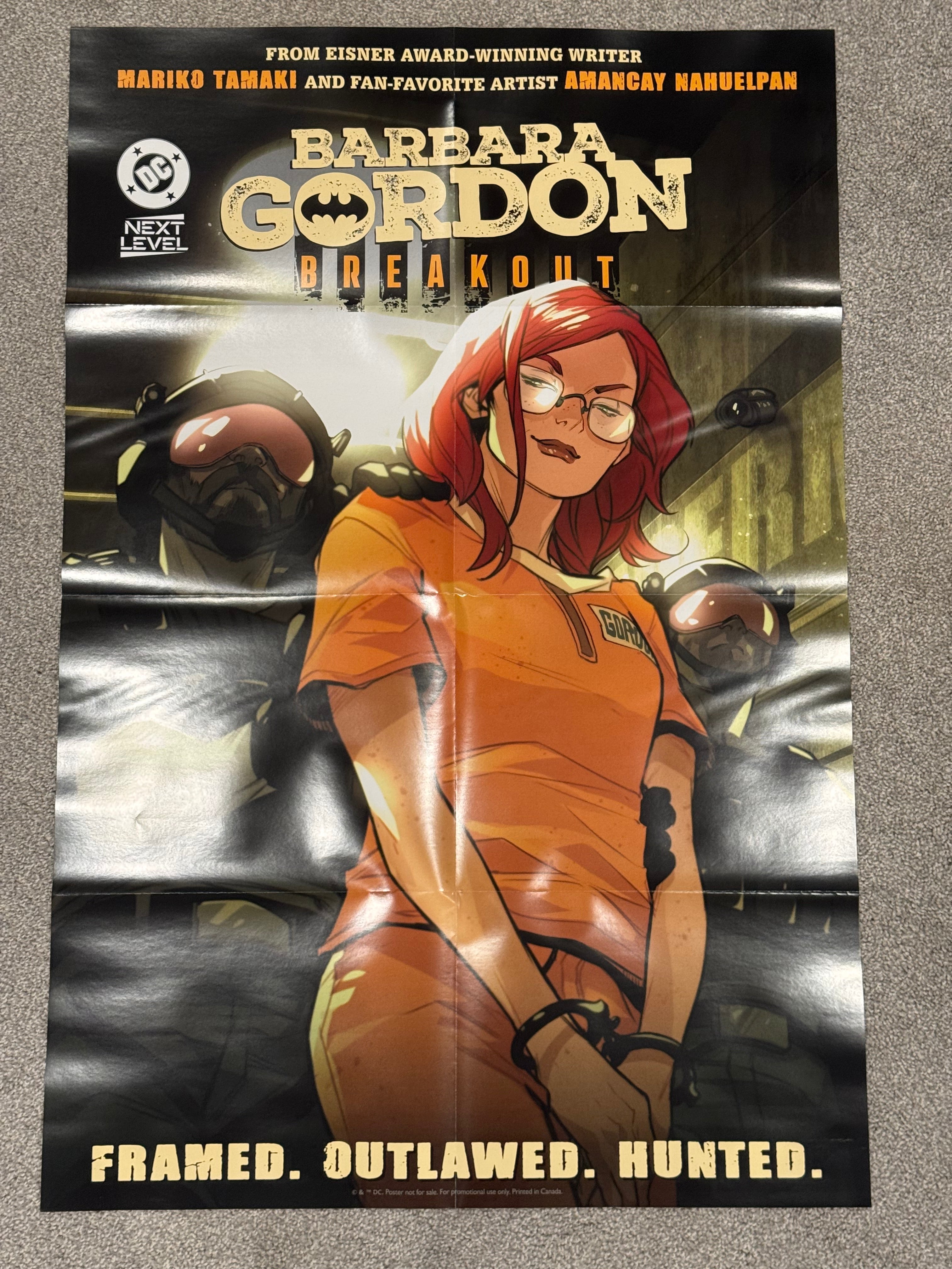Barbara Gordon: Breakout Store Promo Poster 2026 BN Folded