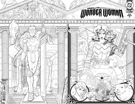 Absolute Wonder Woman Annual # 1 Cover B Sherman B&W Wraparound Second Printing 2026 BN