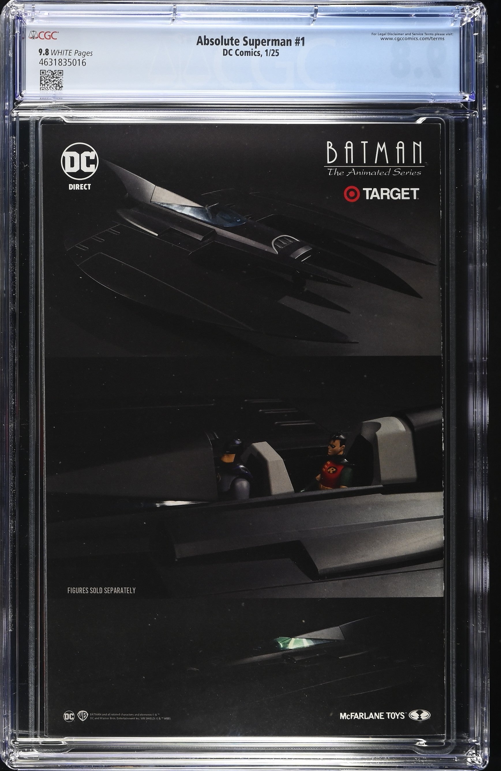 Absolute Superman #1 DC Comics 1/25 Cover A CGC 9.8 4631835016