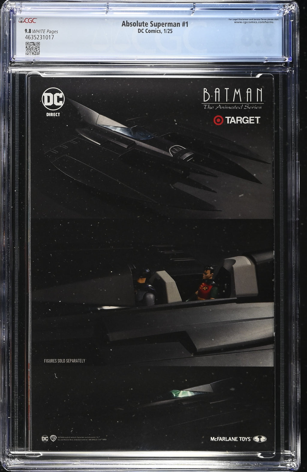 Absolute Superman # 1 DC Comics 1/25 Cover A CGC 9.8 4635231017