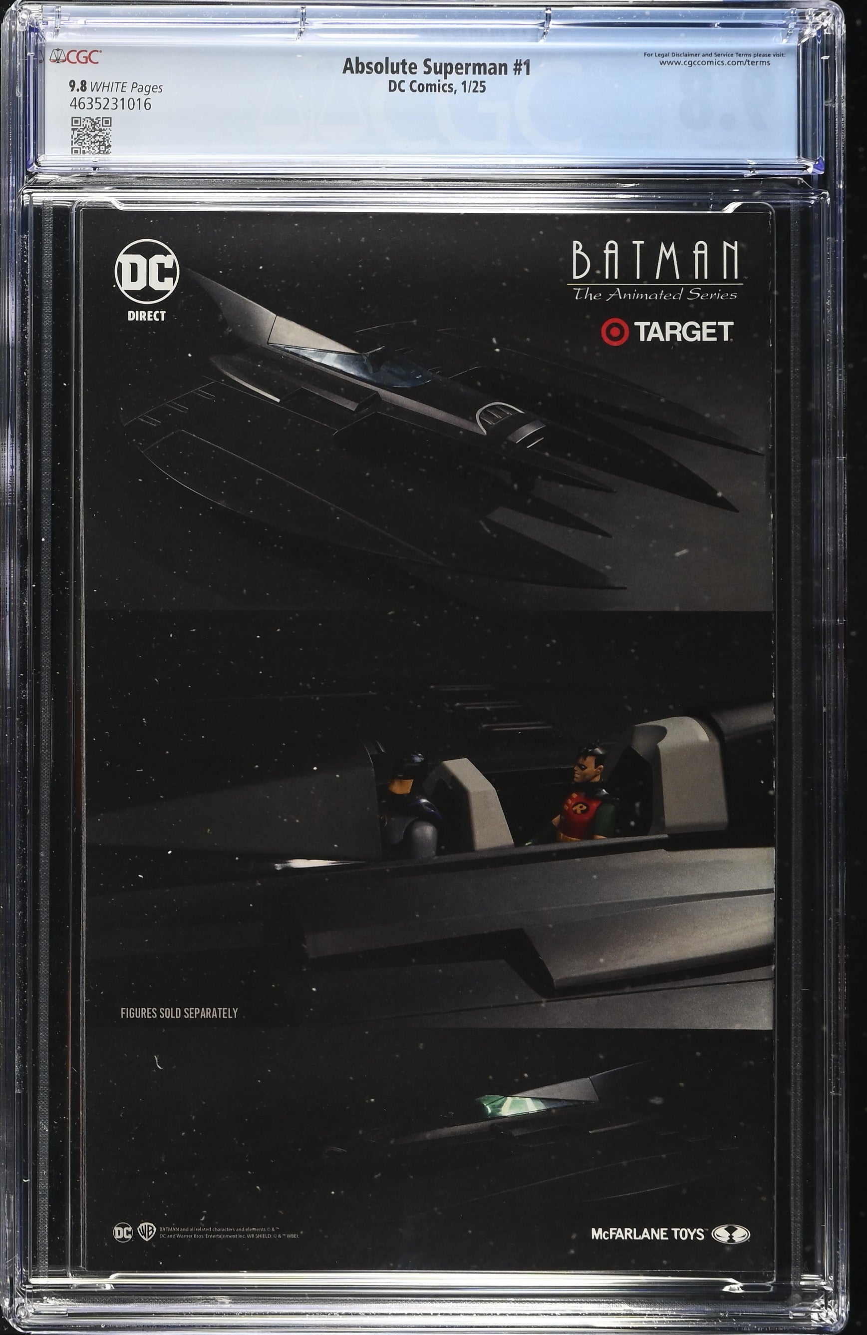 Absolute Superman #1 DC Comics 1/25 Cover A CGC 9.8 4635231016