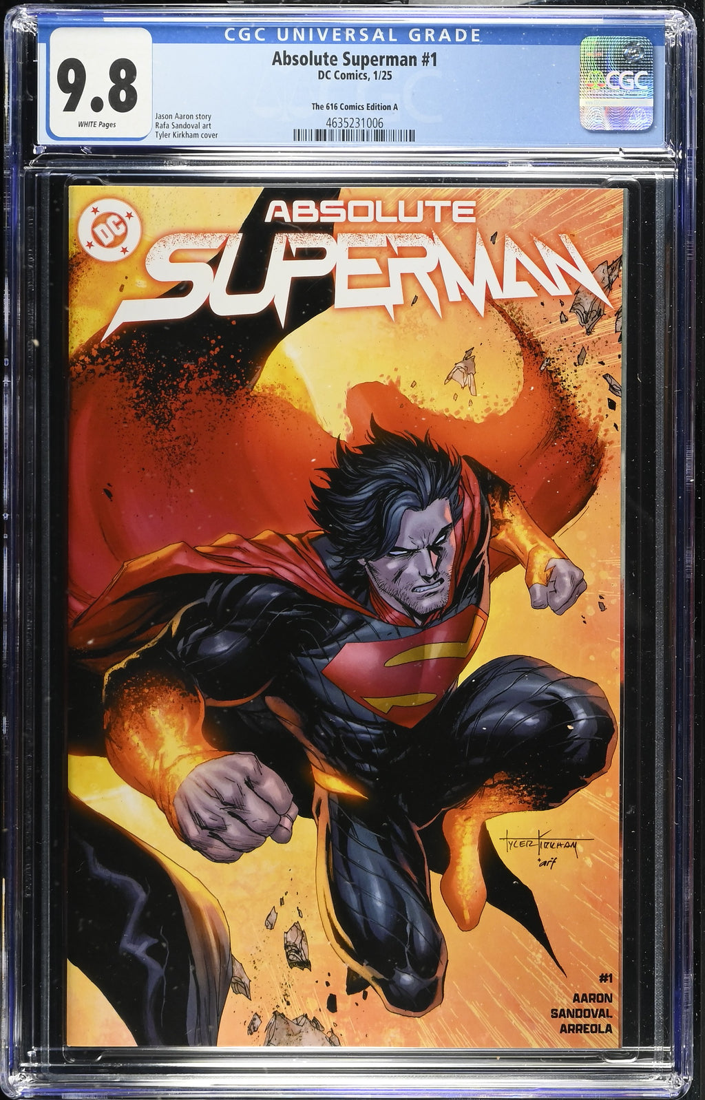 Absolute Batman #1 Absolute Superman #1 The 616 Comics Edition A Interior Cover A 2 CGC 9.8 4635230021 4635231006.