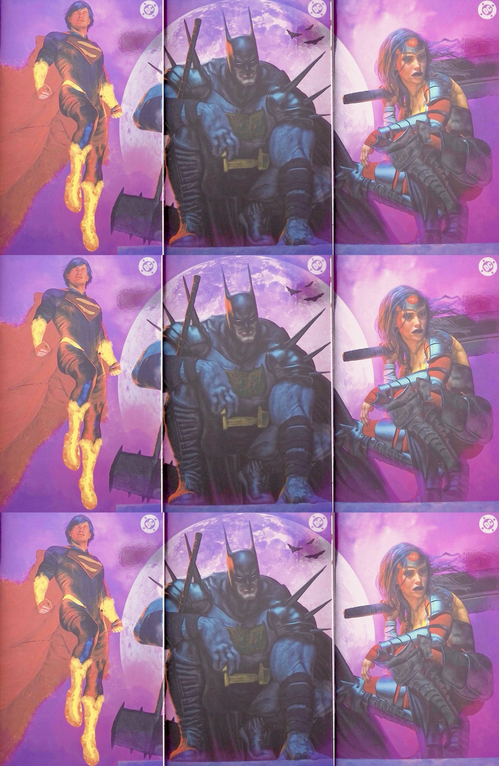 Absolute Trinity Mark Spears Connecting Foils 3 CGC 9.8 Graded Comics 4631835006, 4631835012, 4635231014.