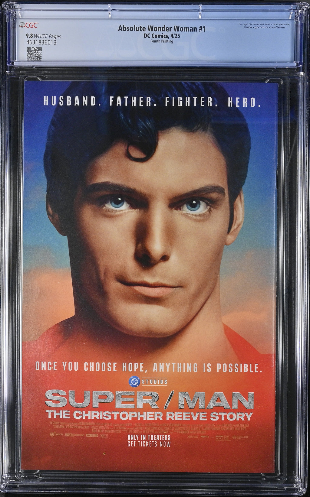 Absolute Wonder Woman #1 DC Comics 4/25 Jim Lee Fourth Printing CGC 9.8 4631836013