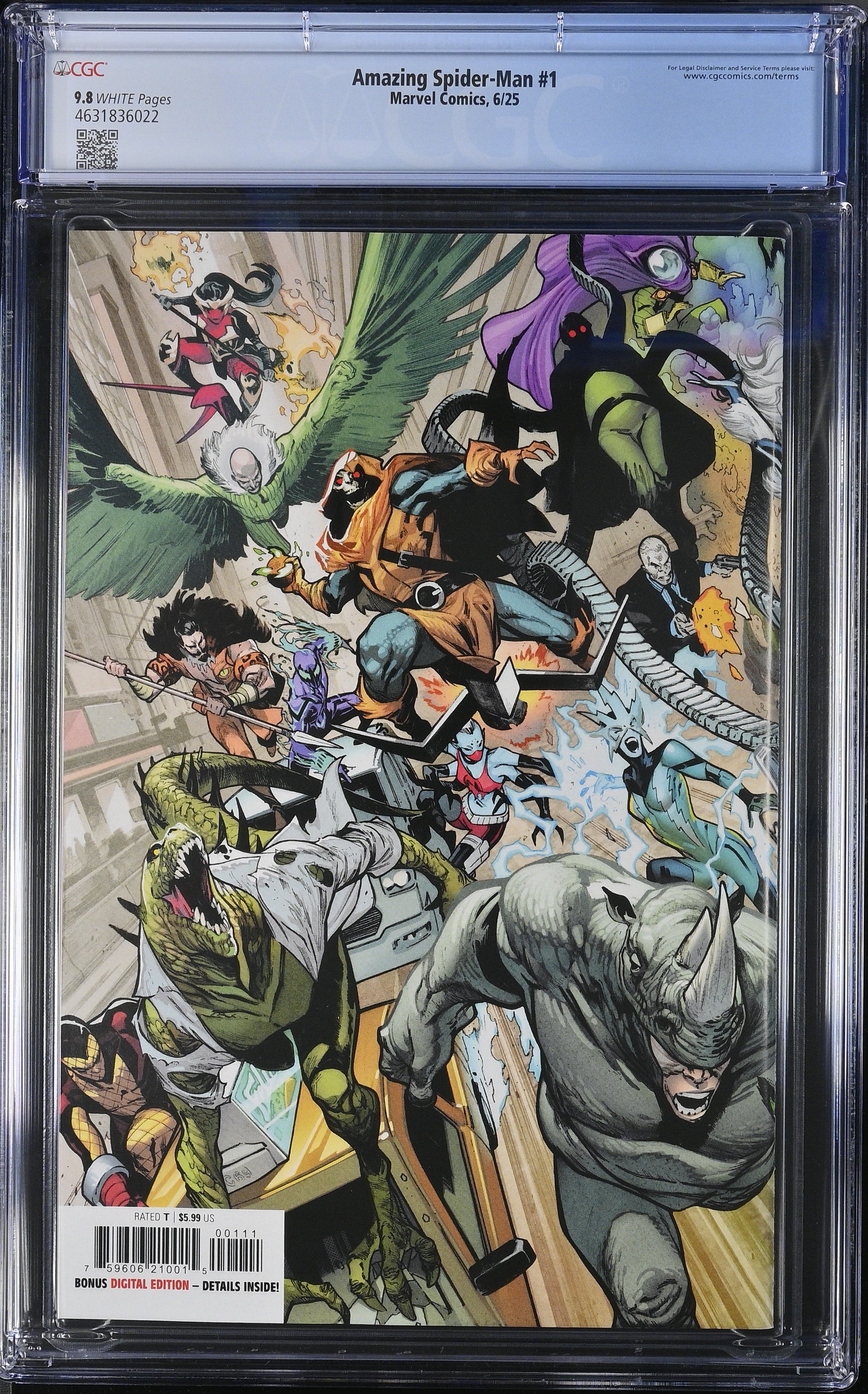 The Amazing Spider-Man # 1 Marvel Comics 6/25 CGC 9.8 4631836022