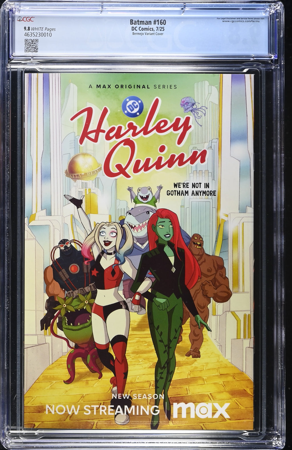 Batman #160 DC Comics 7/25 Bermejo Variant Cover Summer of Superman CGC 9.8 46352300010