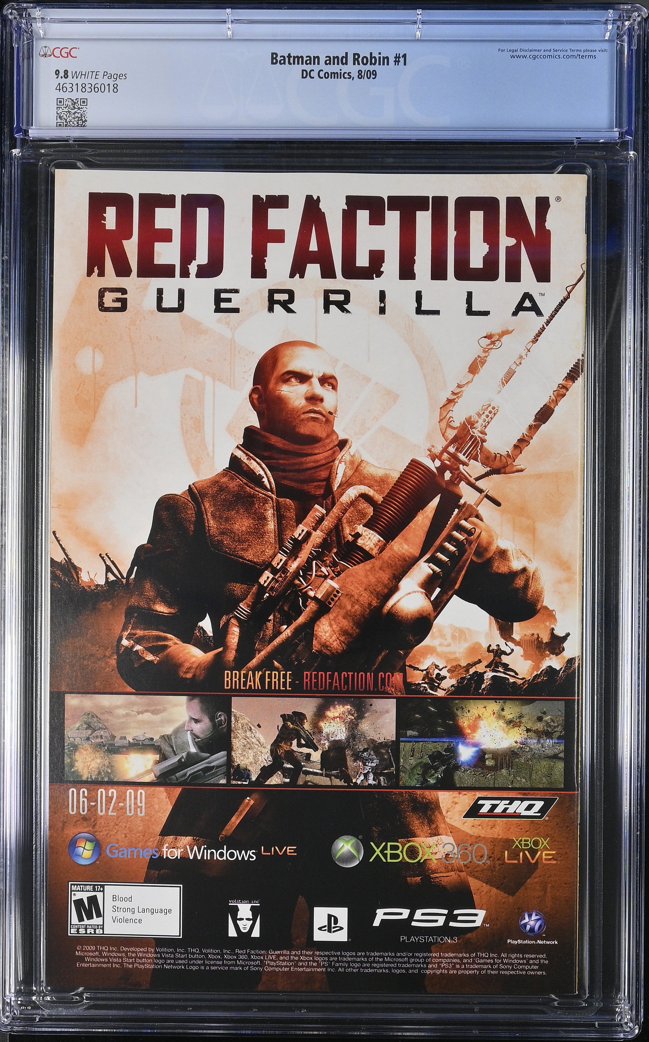 Batman and Robin #1 DC Comics 8/09 CGC 9.8 4631836018