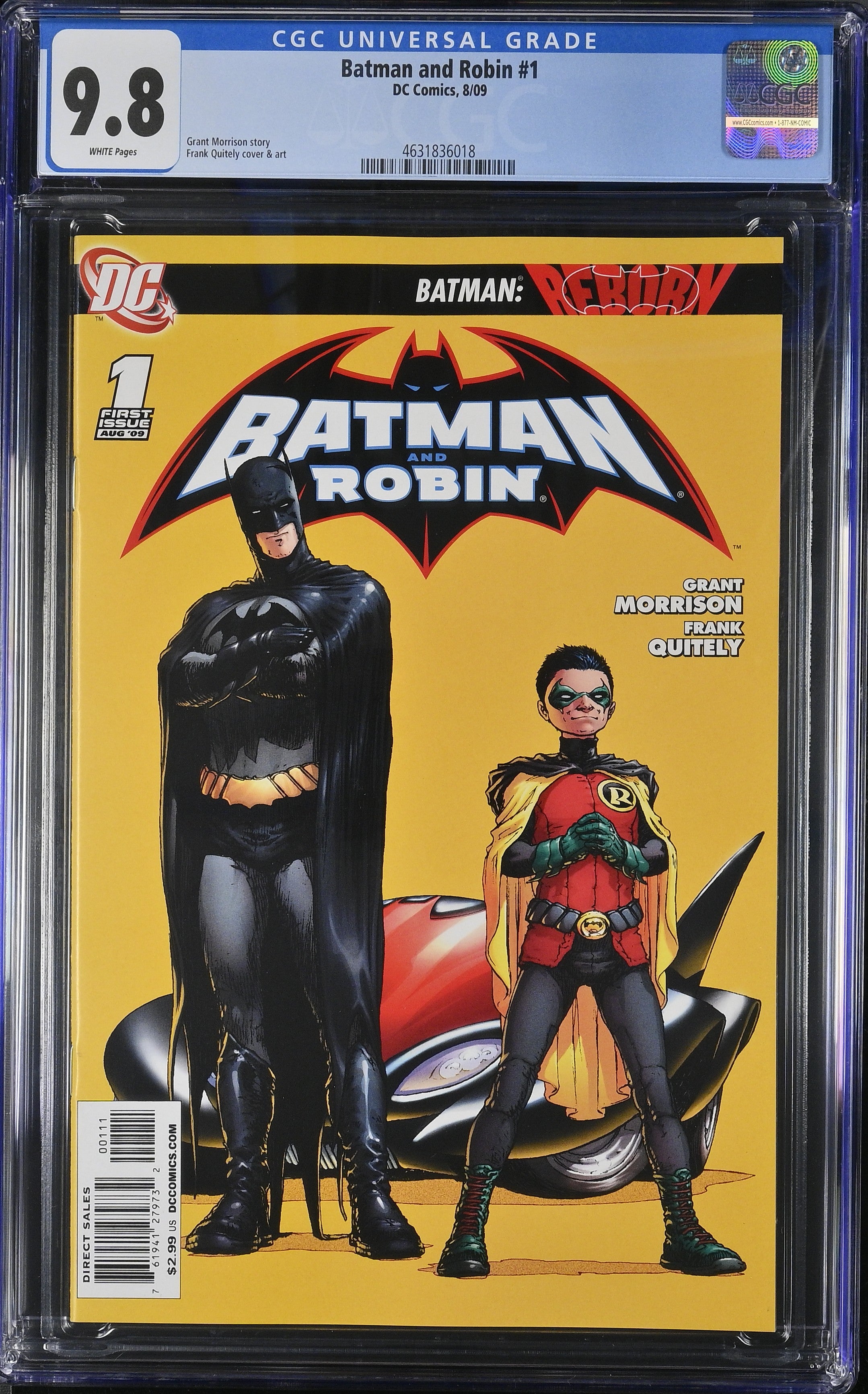 Batman and Robin #1 DC Comics 8/09 CGC 9.8 4631836018
