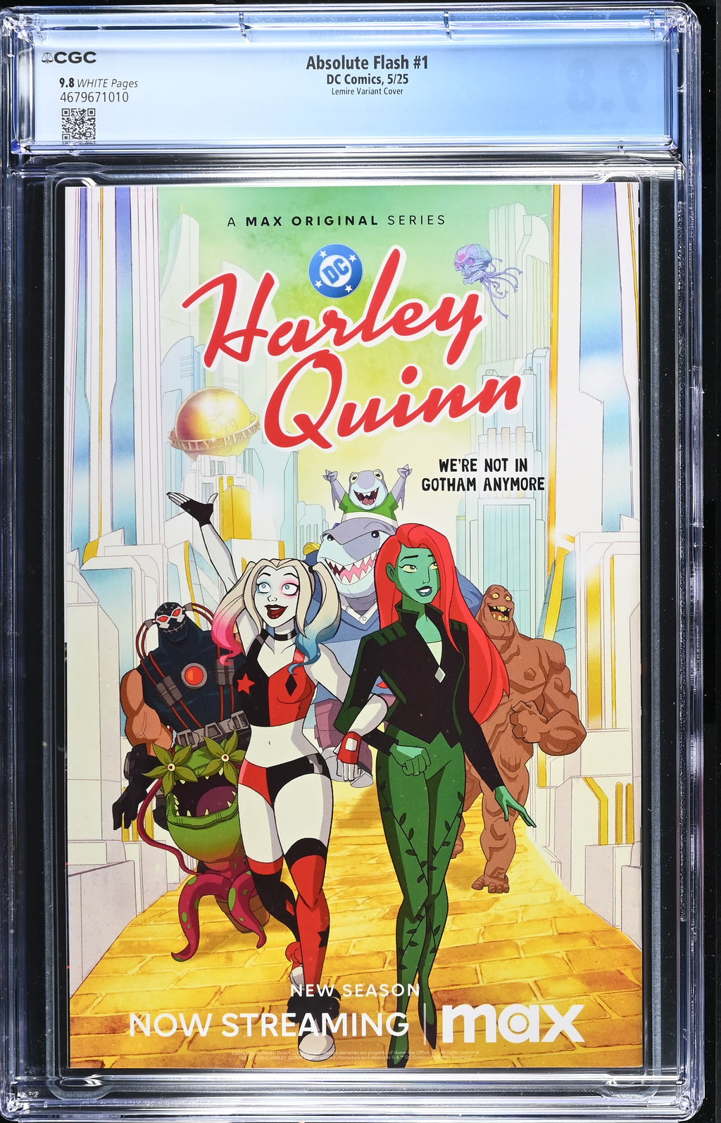 Absolute Flash # 1 1:25 Lemire Variant 5/25 CGC 9.8 4679671010