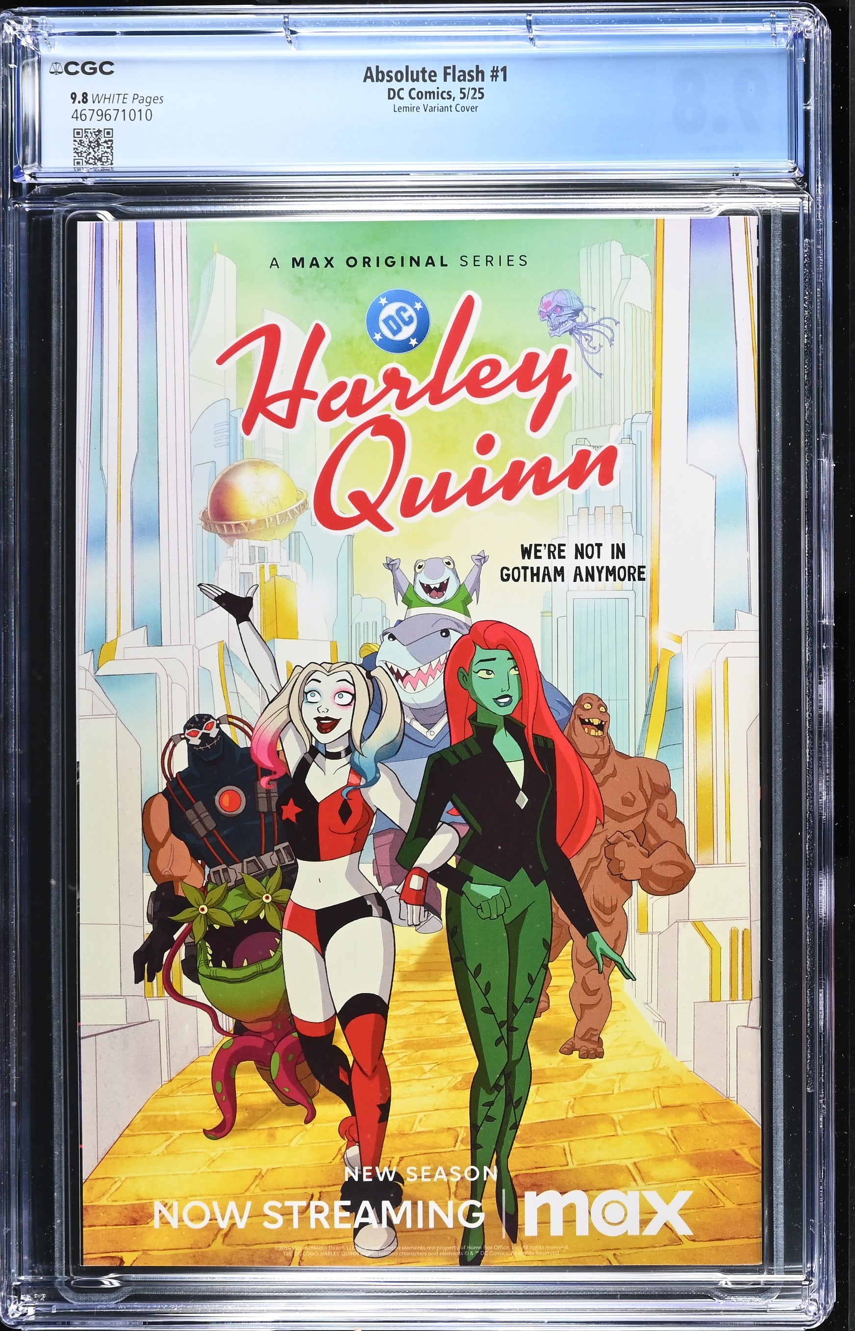 Absolute Flash # 1 1:25 Lemire Variant 5/25 CGC 9.8 4679671010