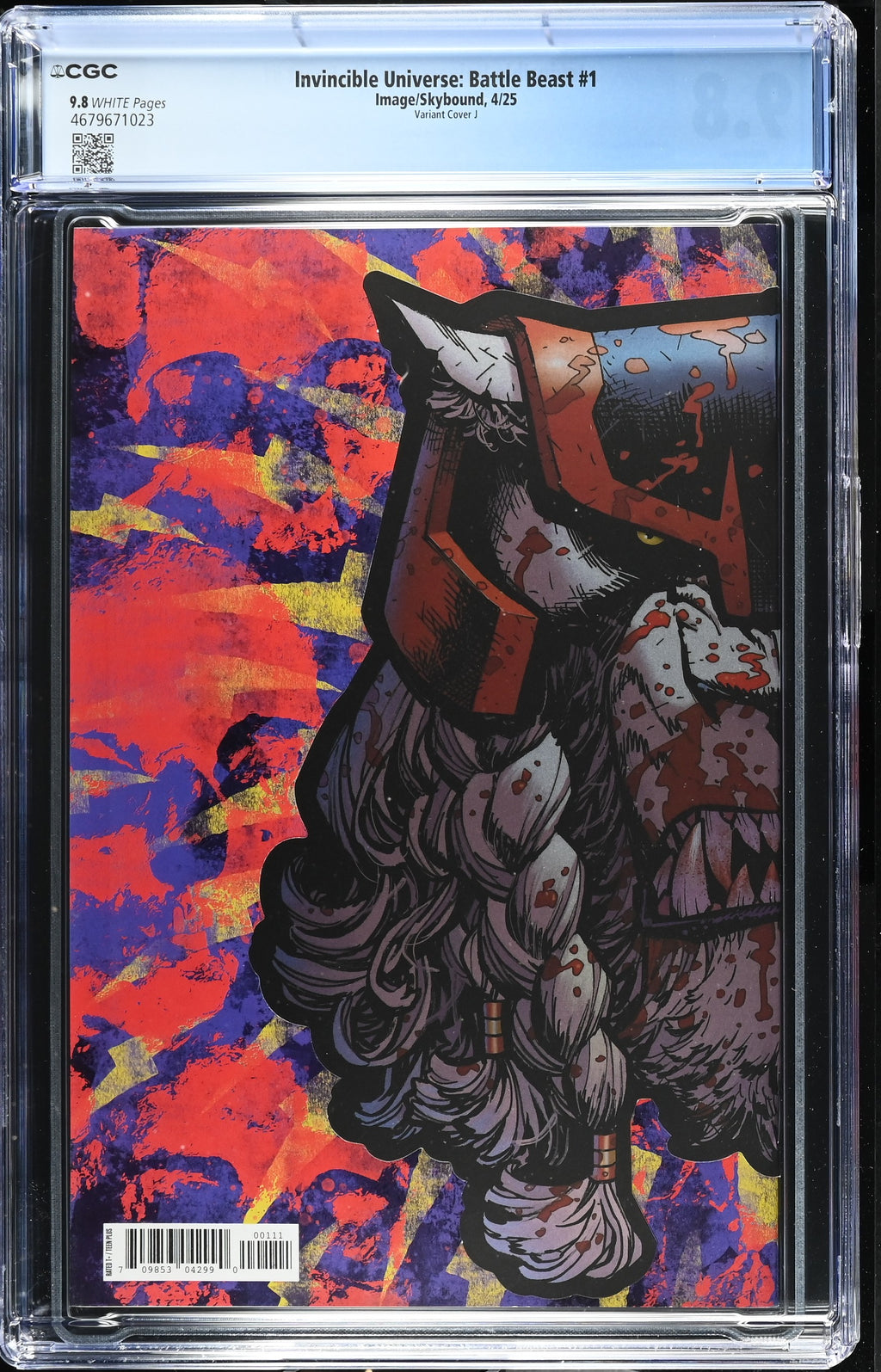 Invincible Universe: Battle Beast # 1 Ryan Ottley Die-Cut 4/25 CGC 9.8 4679671023