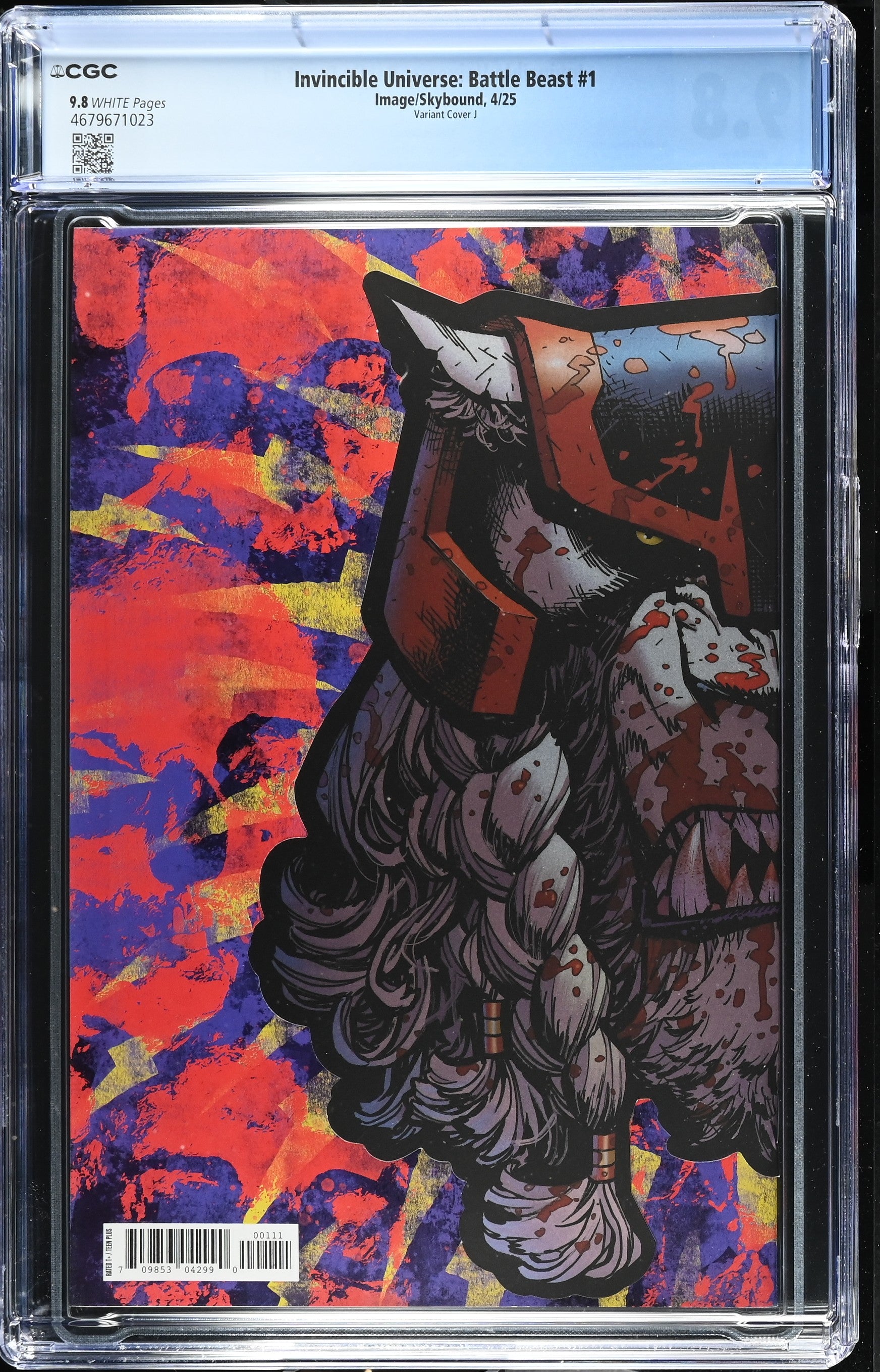 Invincible Universe: Battle Beast # 1 Ryan Ottley Die-Cut 4/25 CGC 9.8 4679671023