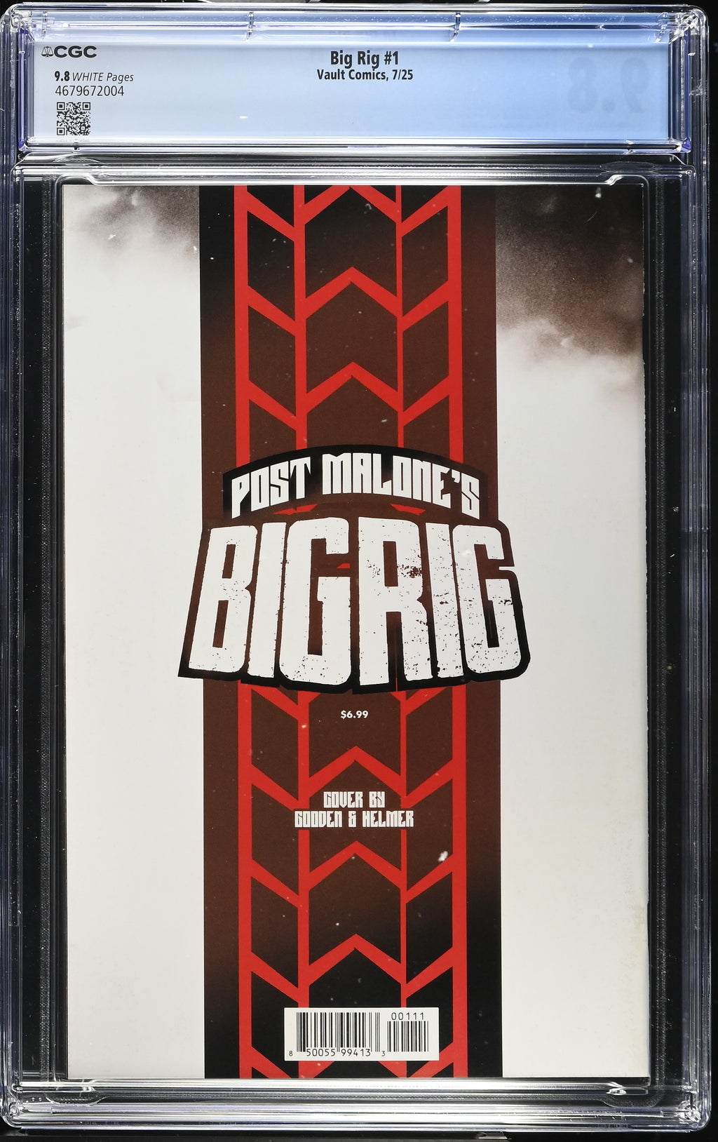 Big Rig # 1 Cover A Post Malone 7/25 CGC 9.8 4679672004