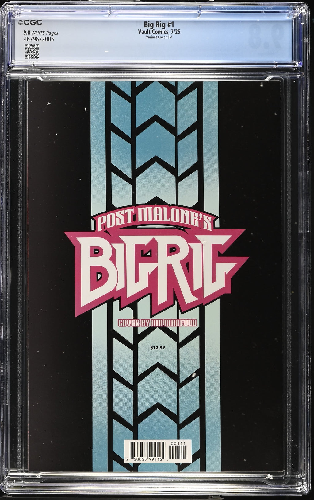 Big Rig # 1 Mahfood One-Per-Box Thank You Variant 7/25 CGC 9.8 4679672005