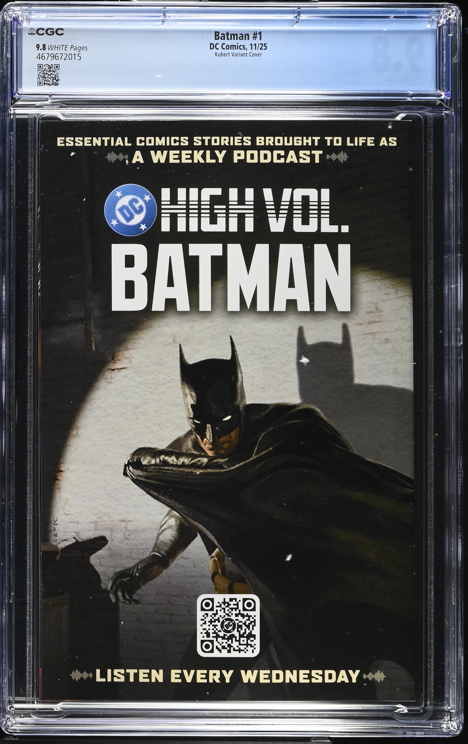 Batman # 1 1:25 Kubert Variant 11/25 CGC 9.8 4679672015