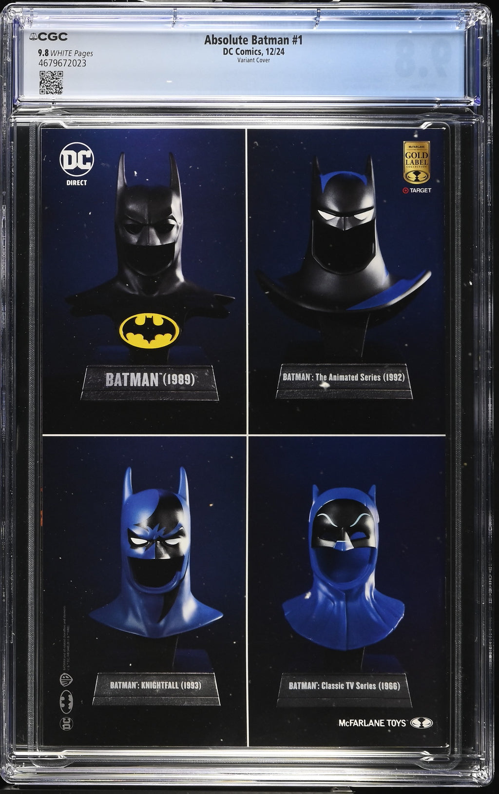 Absolute Batman # 1 Jim Lee Variant First Printing CGC 9.8 4679672023