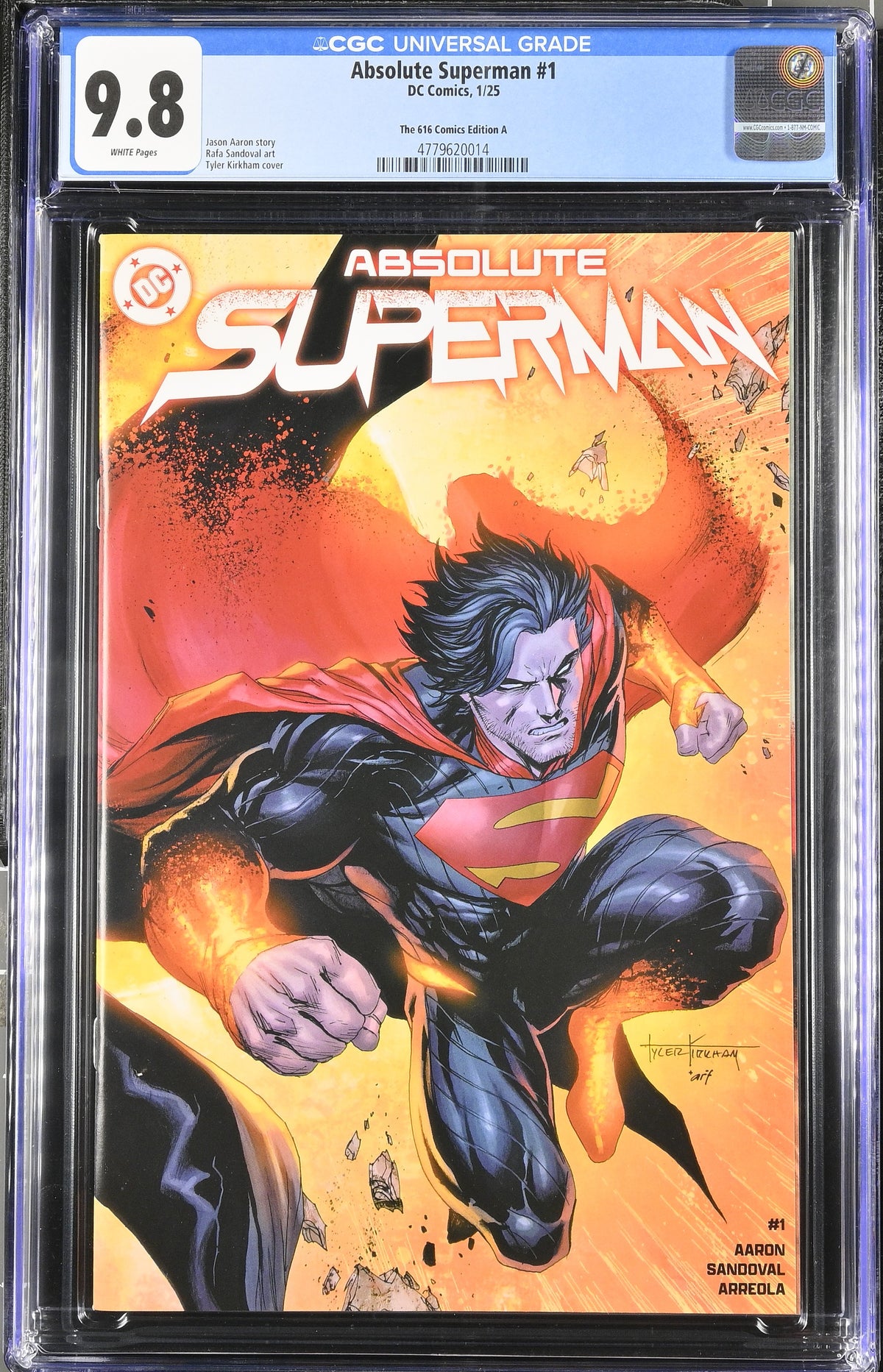 Absolute Batman # 1 and Absolute Superman # 1 Kirkham 616 Comics CGC 9.8 4779620004 4779620014