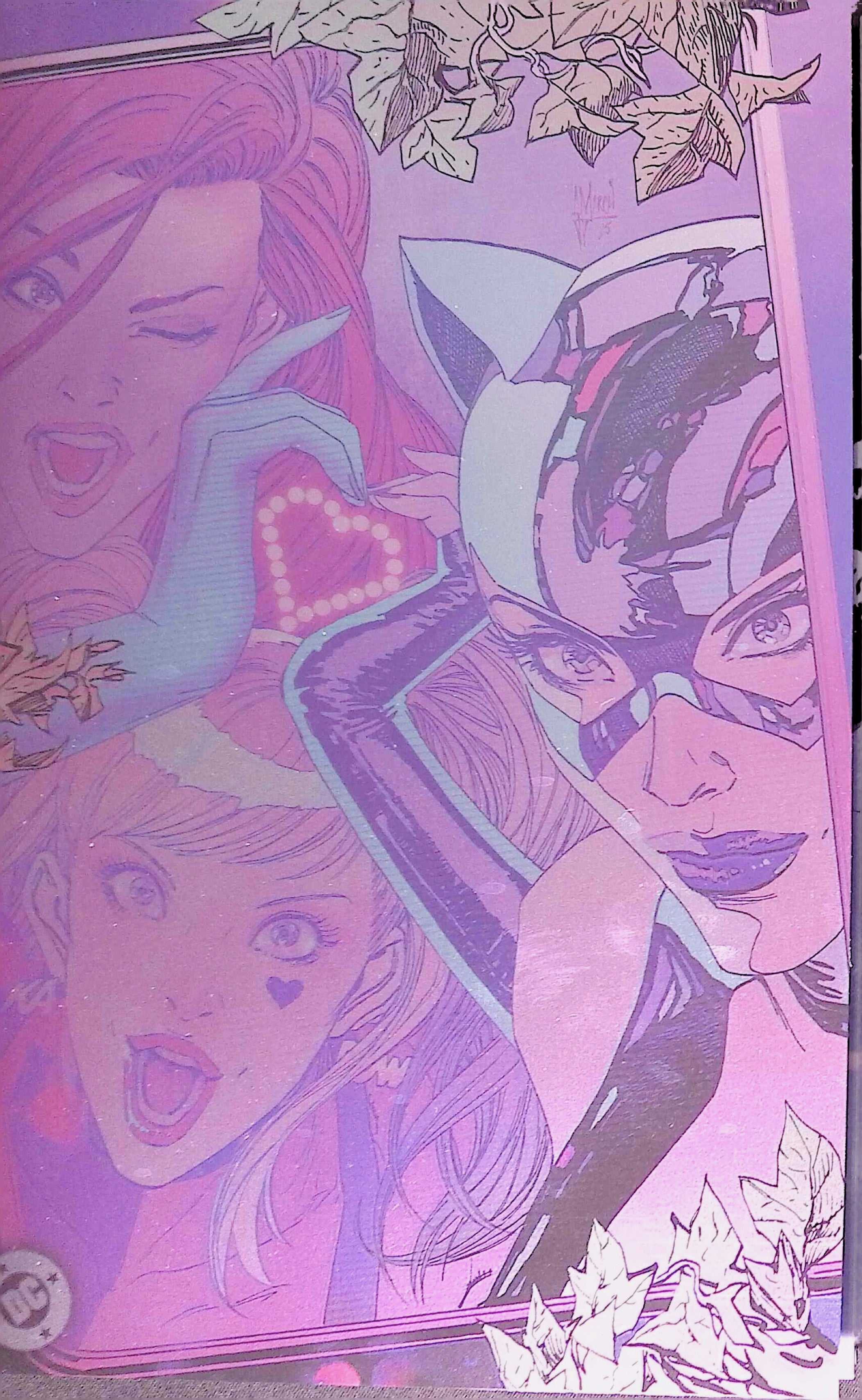 Gotham City Sirens: Unfit for Orbit # 1-5 Connecting Foil Variant Covers by Artist Guillem March NM