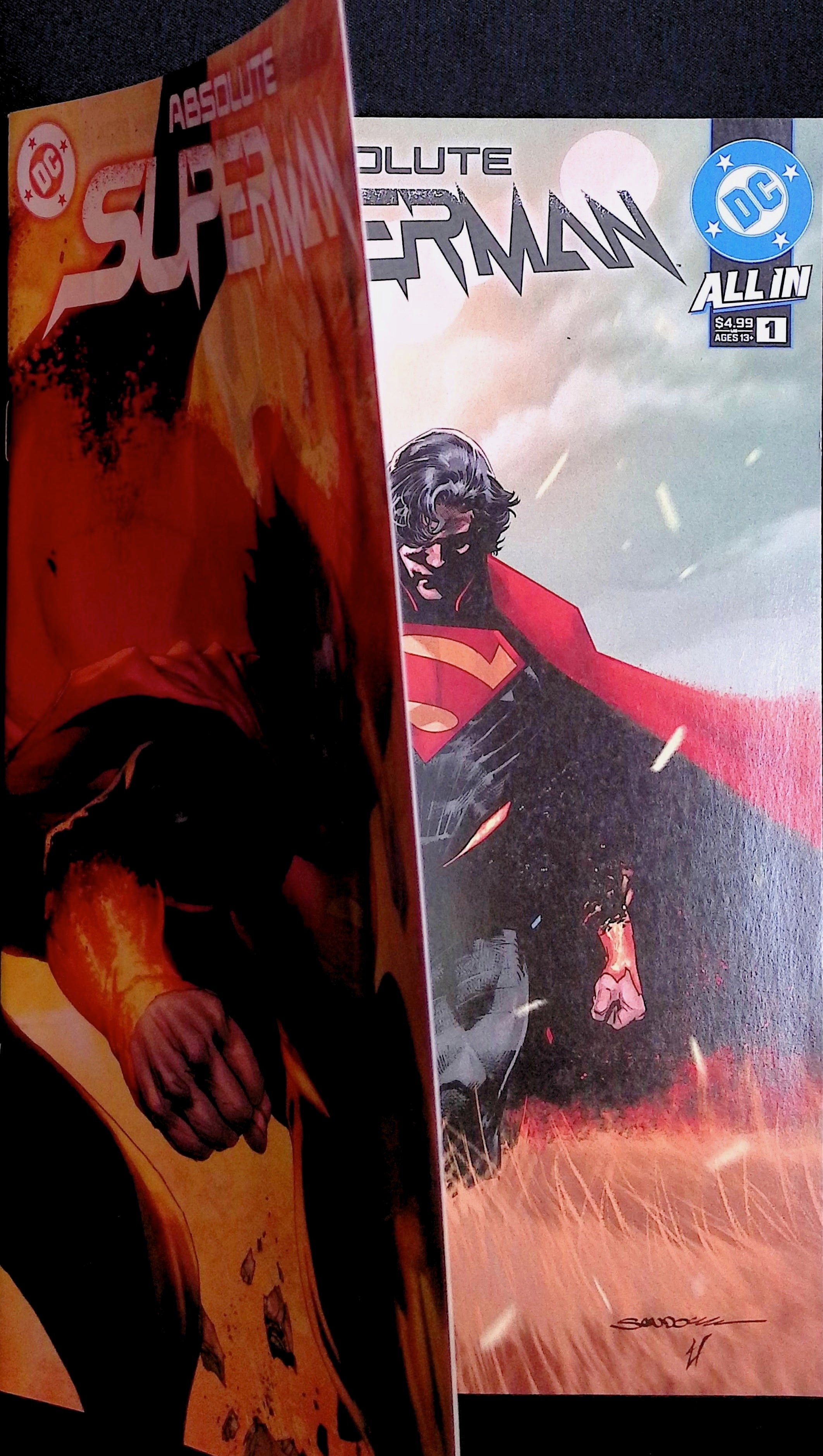 Absolute Batman #1 Absolute Superman #1 The 616 Comics Edition A Interior Cover A 2 CGC 9.8 4635230023 4635231008.