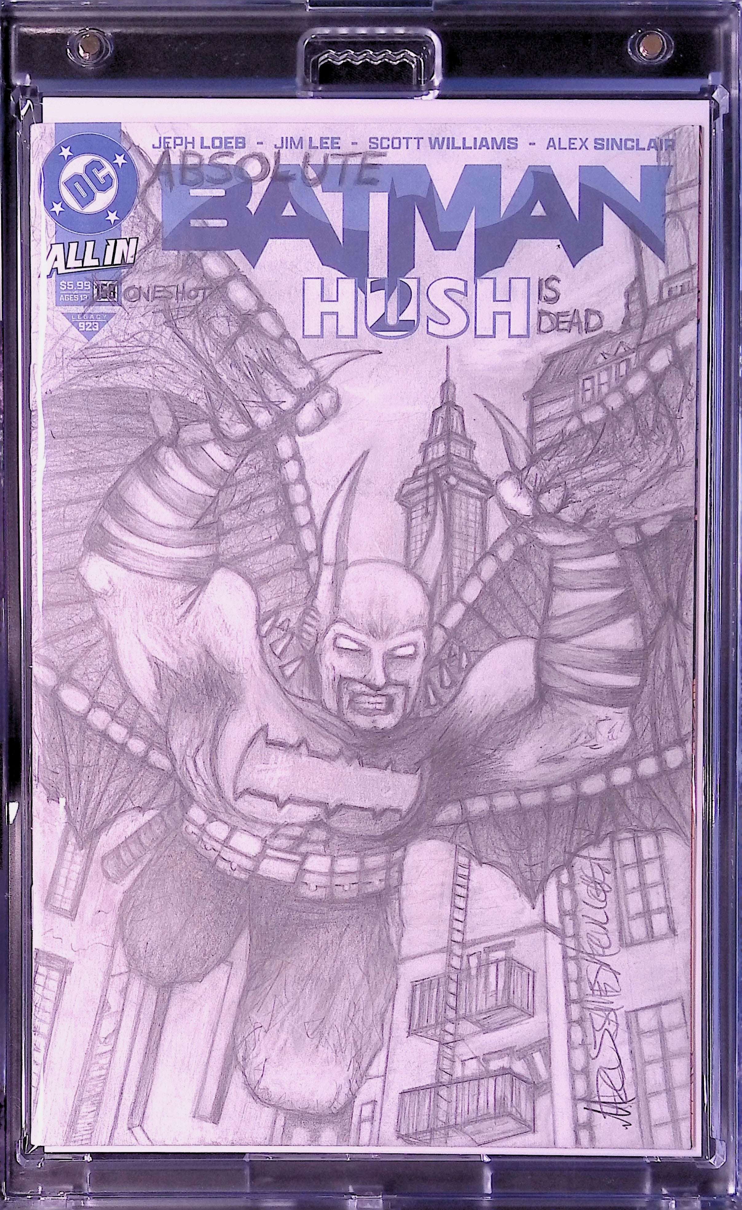 Batman #158 Blank Cover Art By Marcus James McCullough