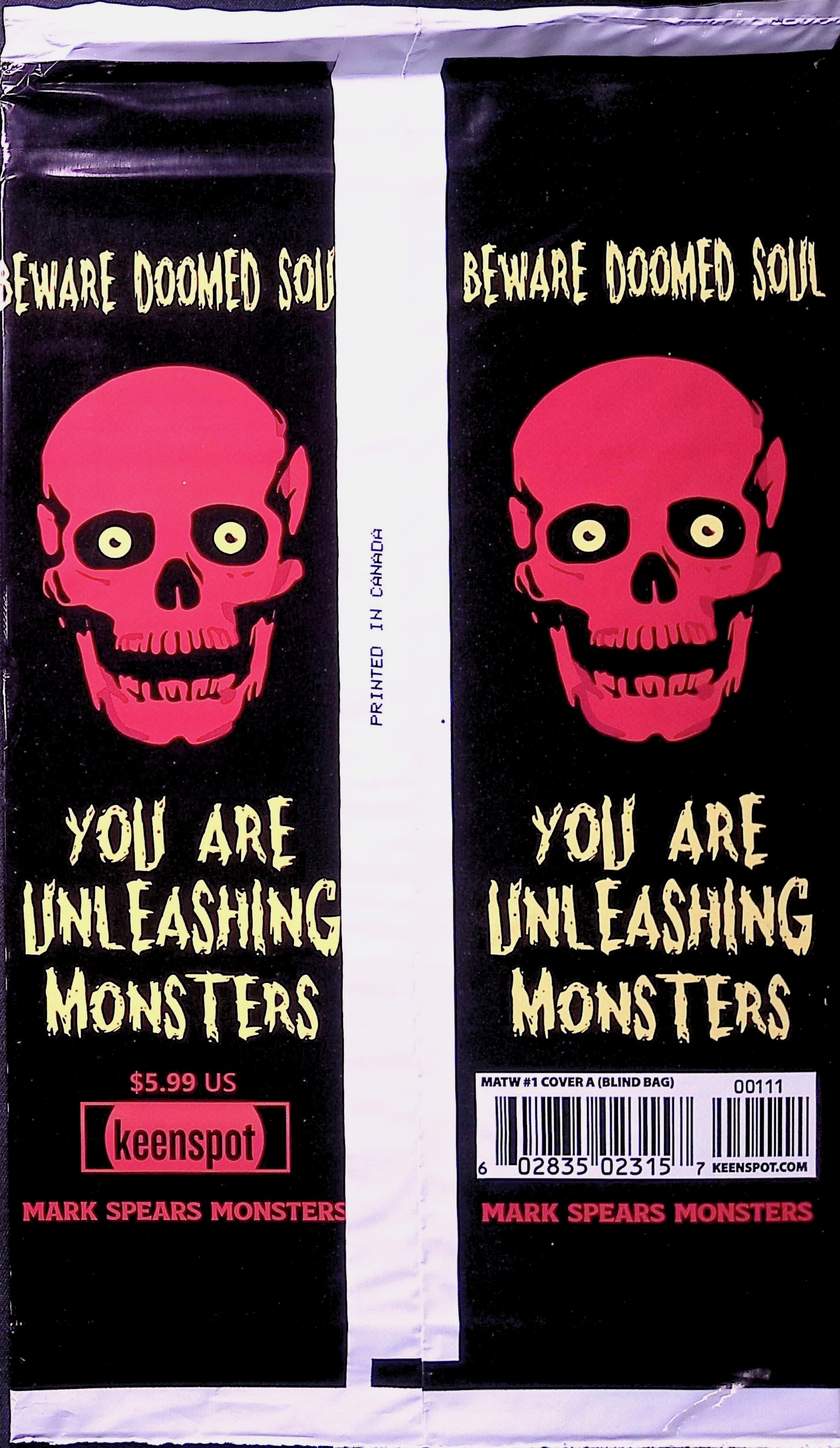 Mark Spears Monsters: The Monster & the Wolf # 1 Blind Bag