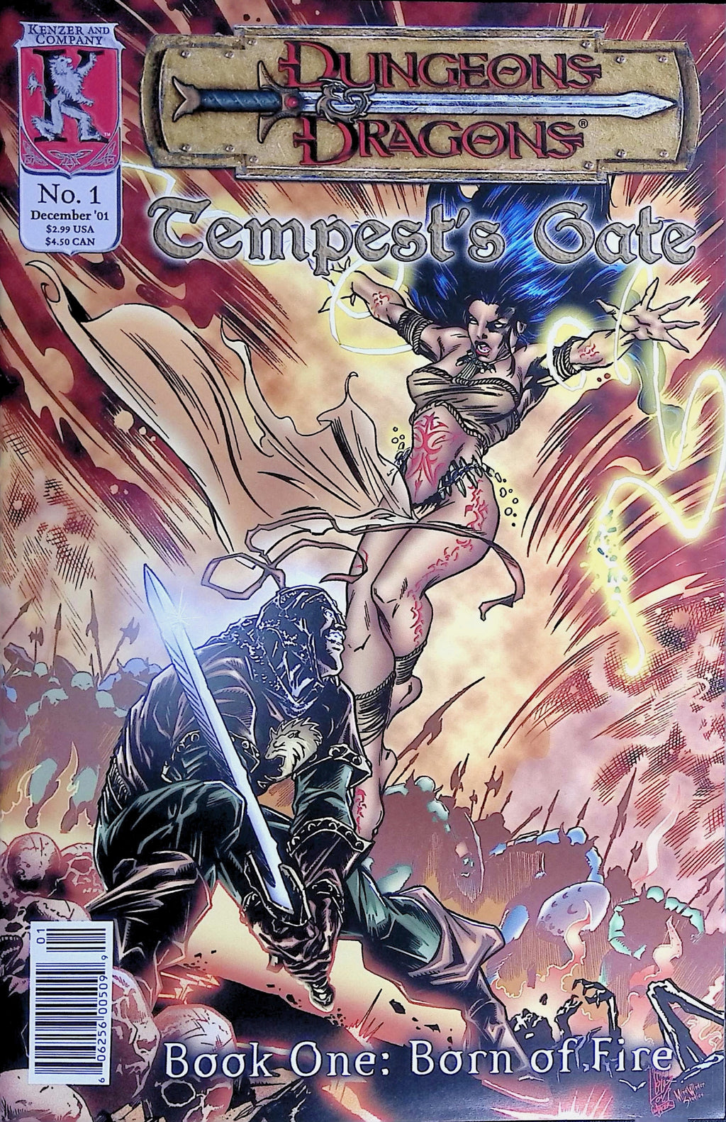 Dungeons & Dragons: Tempest's Gate # 1 2001 VF/NM