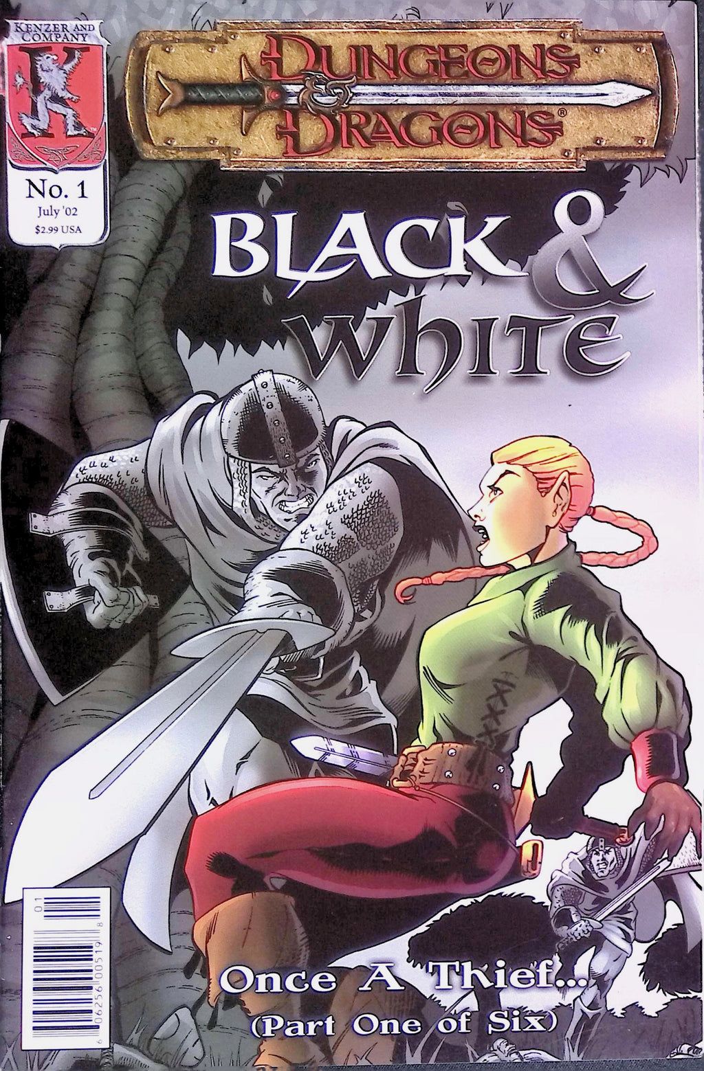 Dungeons & Dragons: Black &amp; White #1 2002 VF/NM