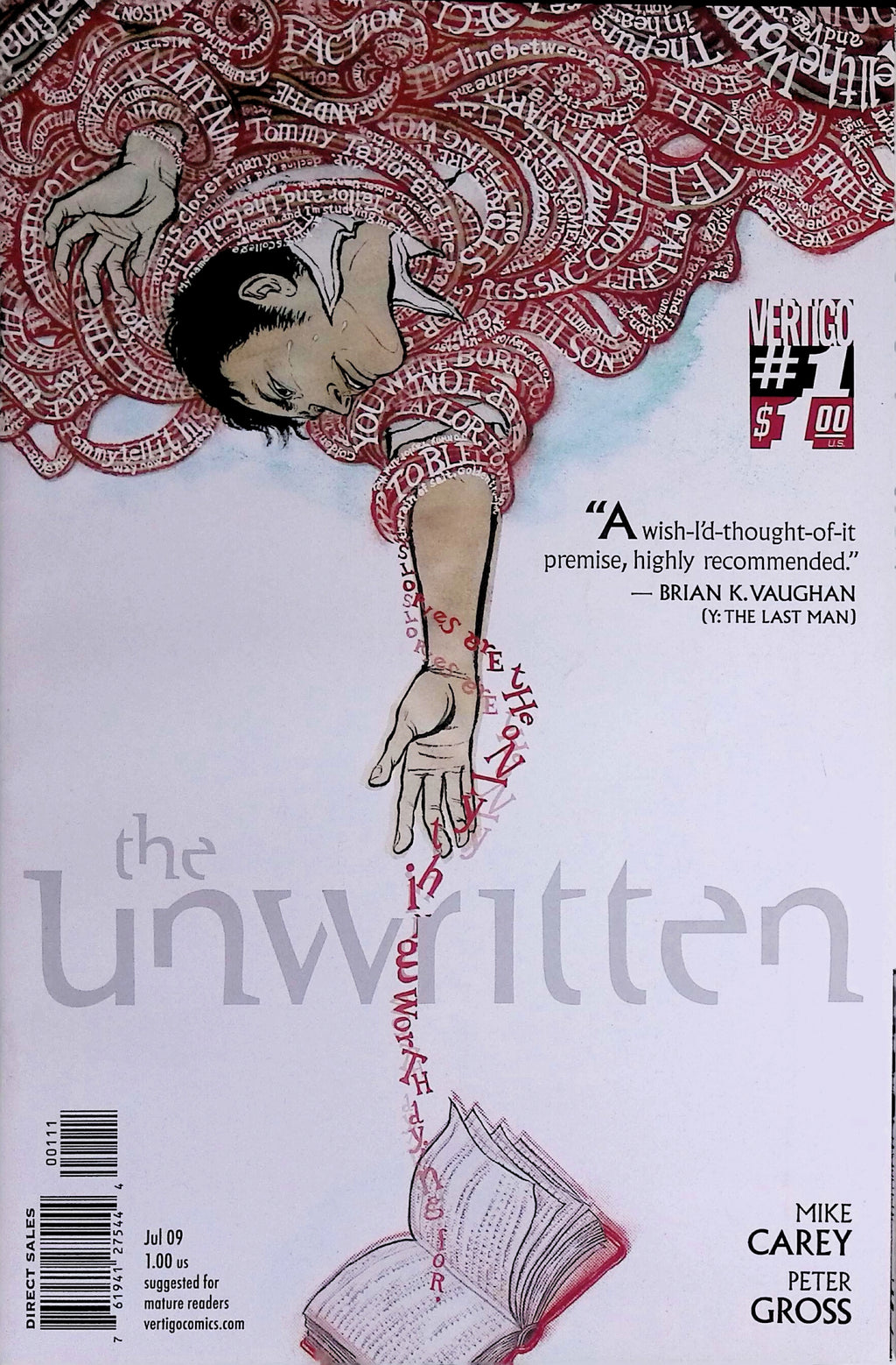 The Unwritten #1 2009 VF
