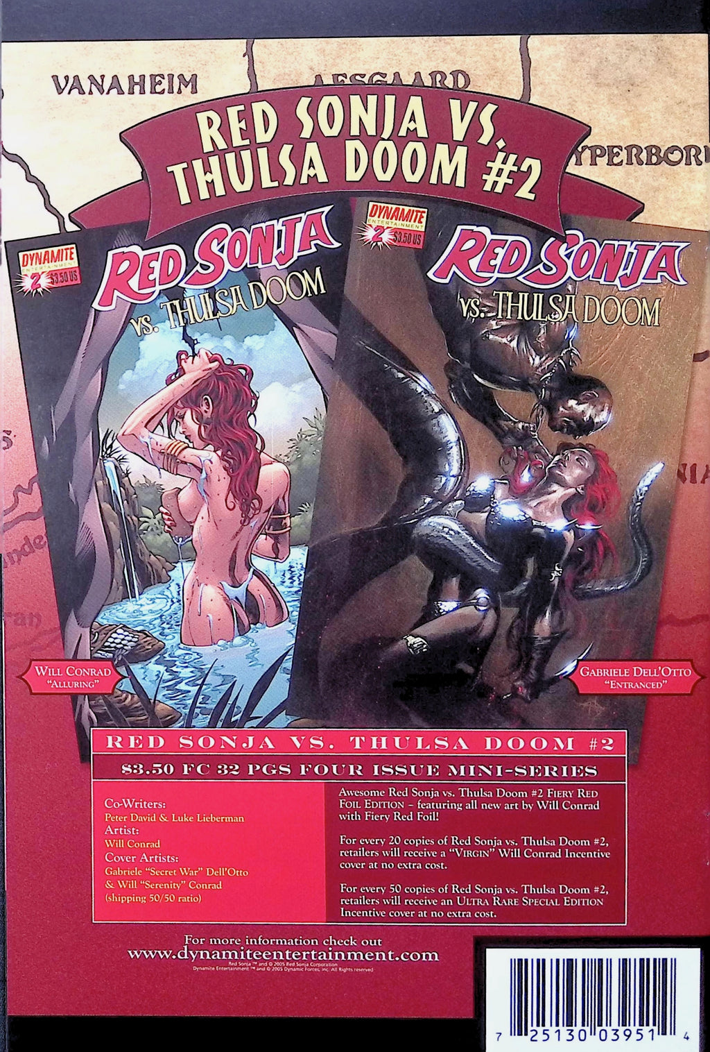 Red Sonja vs. Thulsa Doom # 1 VF/NM