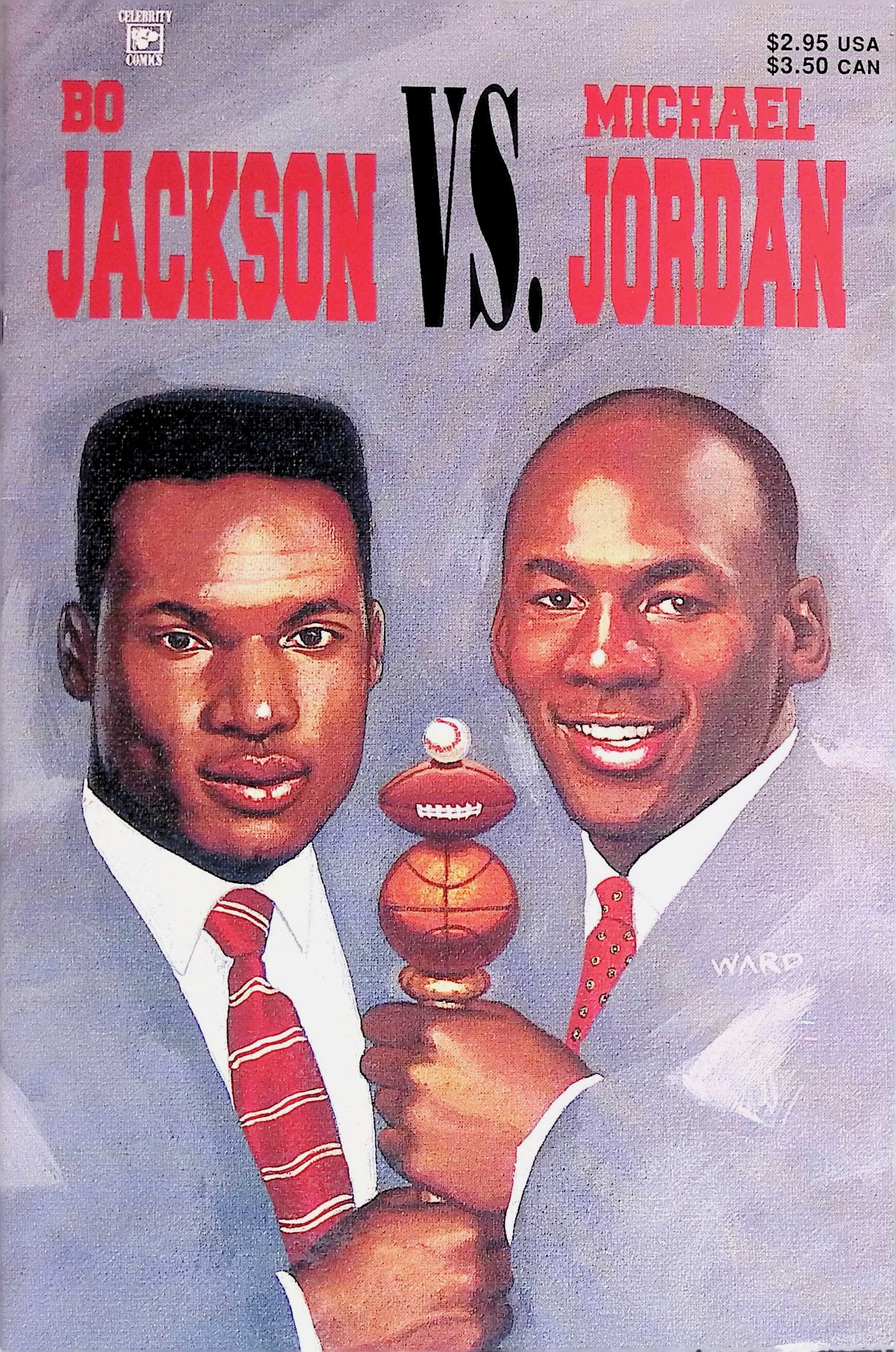 Bo Jackson Vs. Michael Jordan #1 1992 VF+