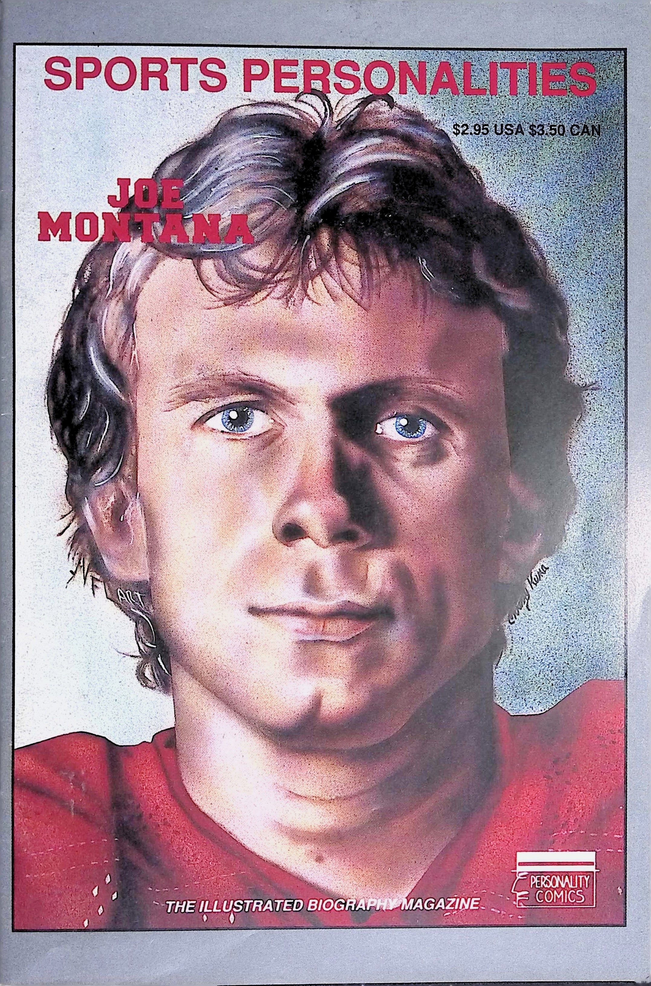 Sports Personalities #5 Joe Montana 1991 FN/VF