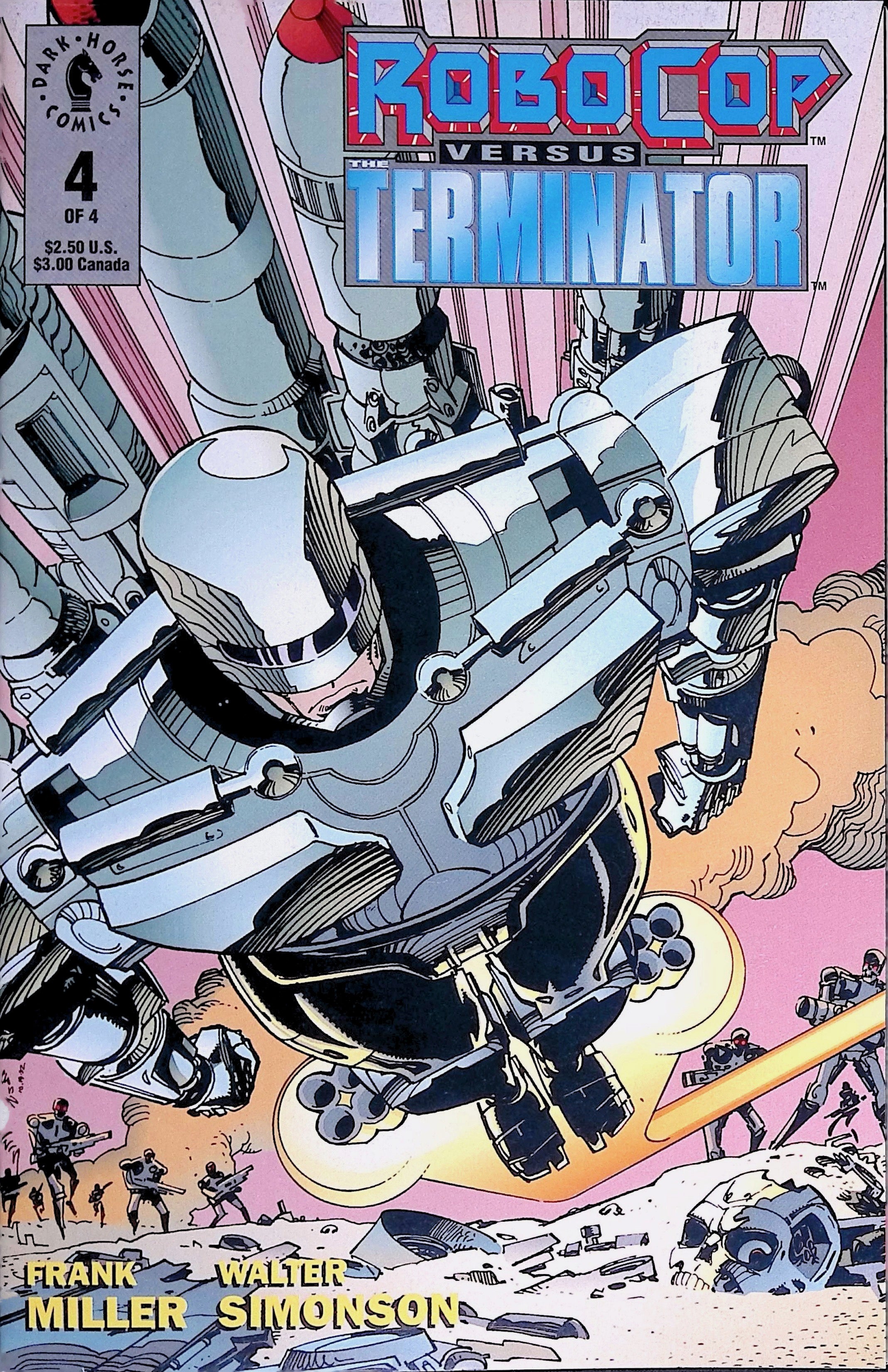 RoboCop versus Terminator # 4 1992 NM-