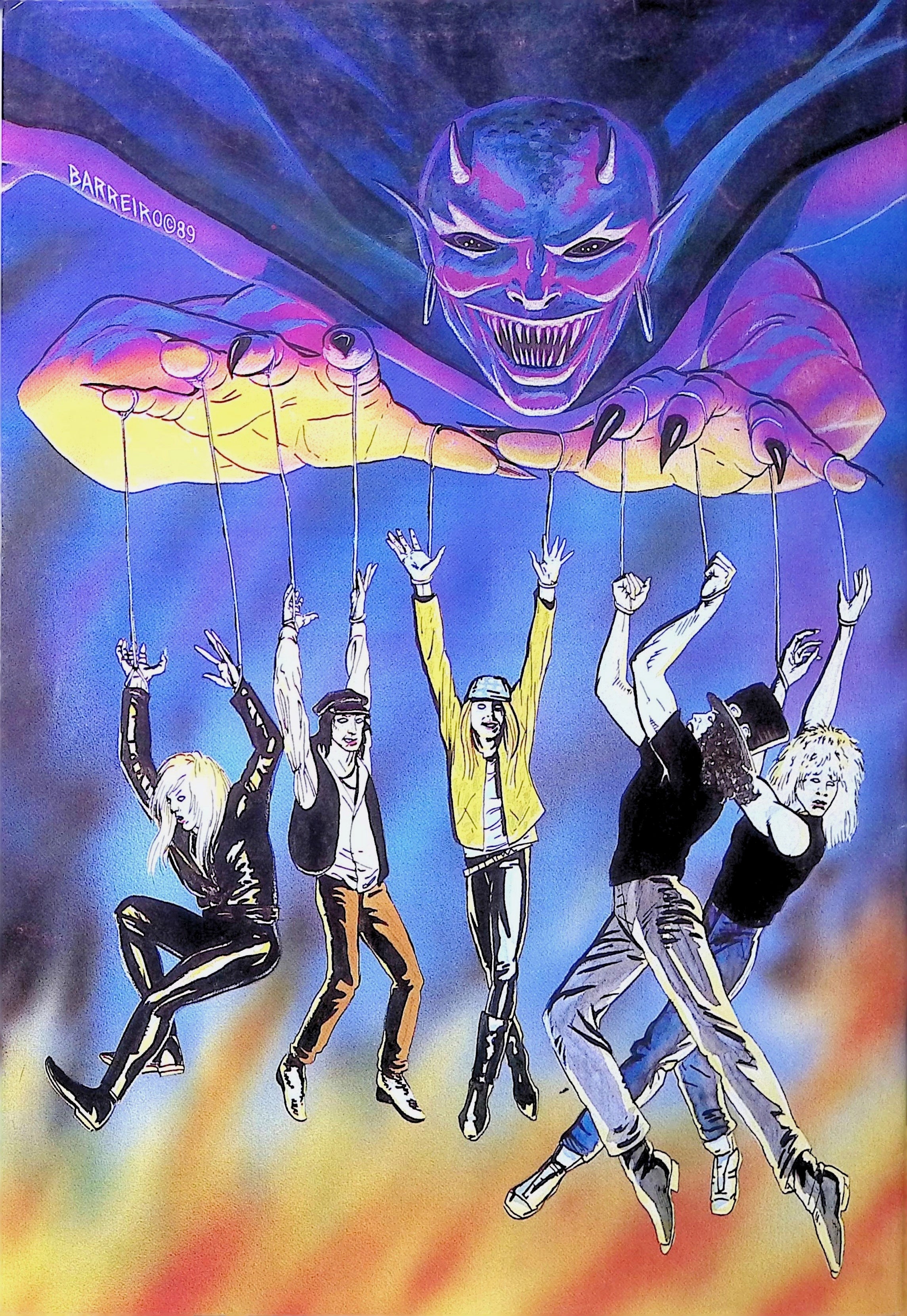 Guns n' Roses Rock Fantasy Comics # 6 1990 2nd Printing VF