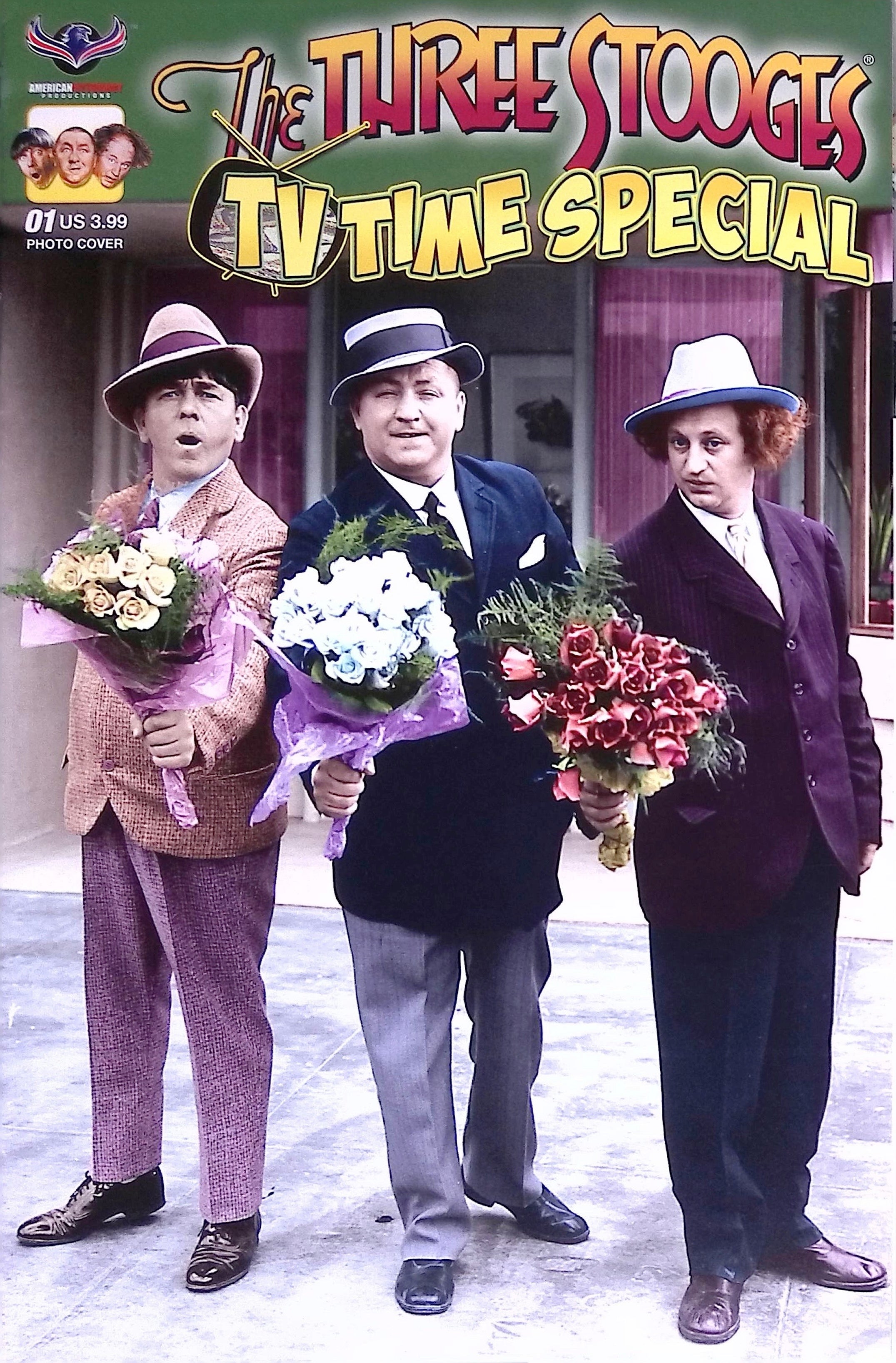 The Three Stooges: TV Time Special #1 Photo Cover Variant by American Mythology 2017 NM-