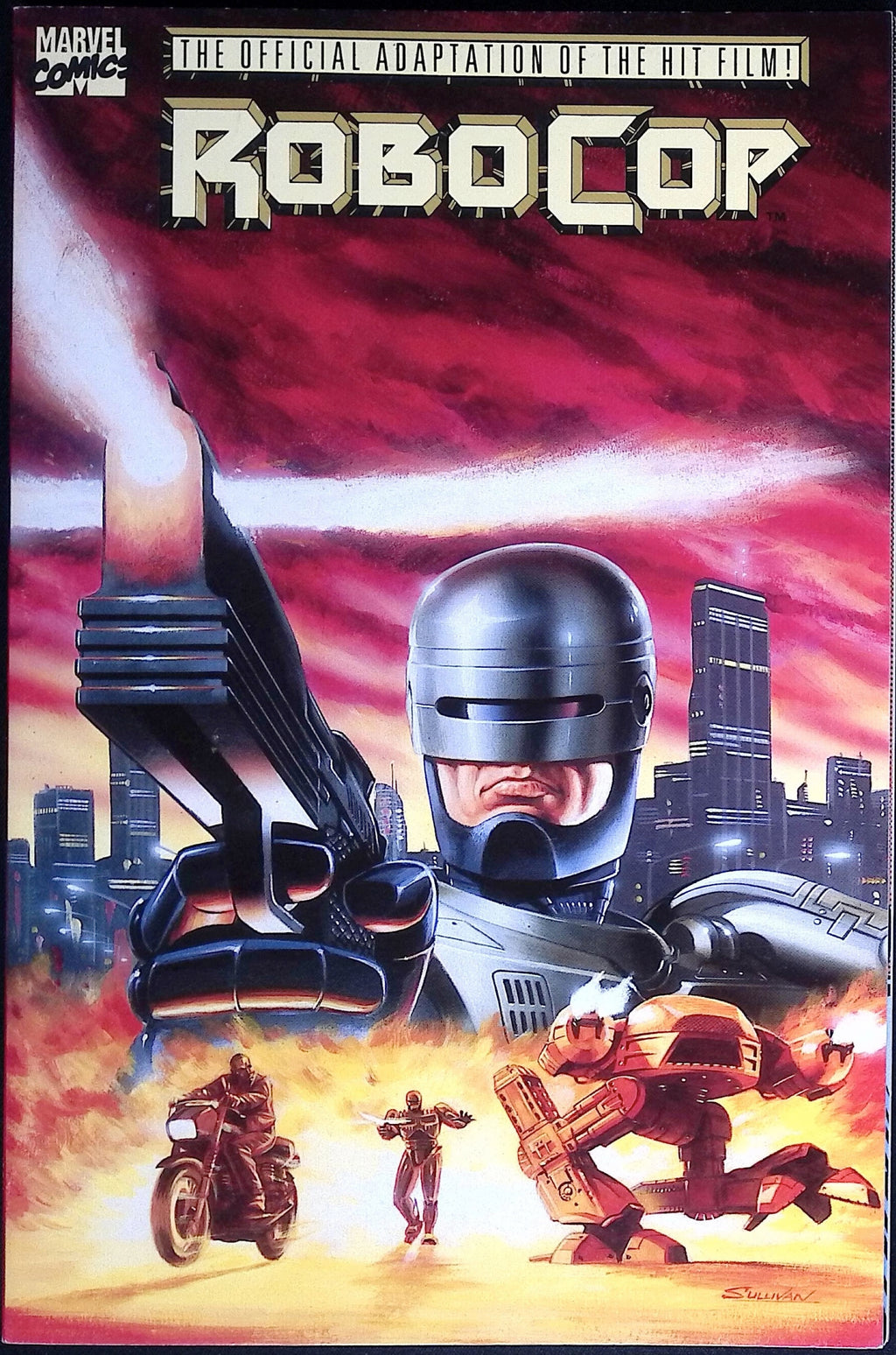 RoboCop # 1 & 2 "The Official Adaption Of The Hit Film!" Marvel VF/NM 1990