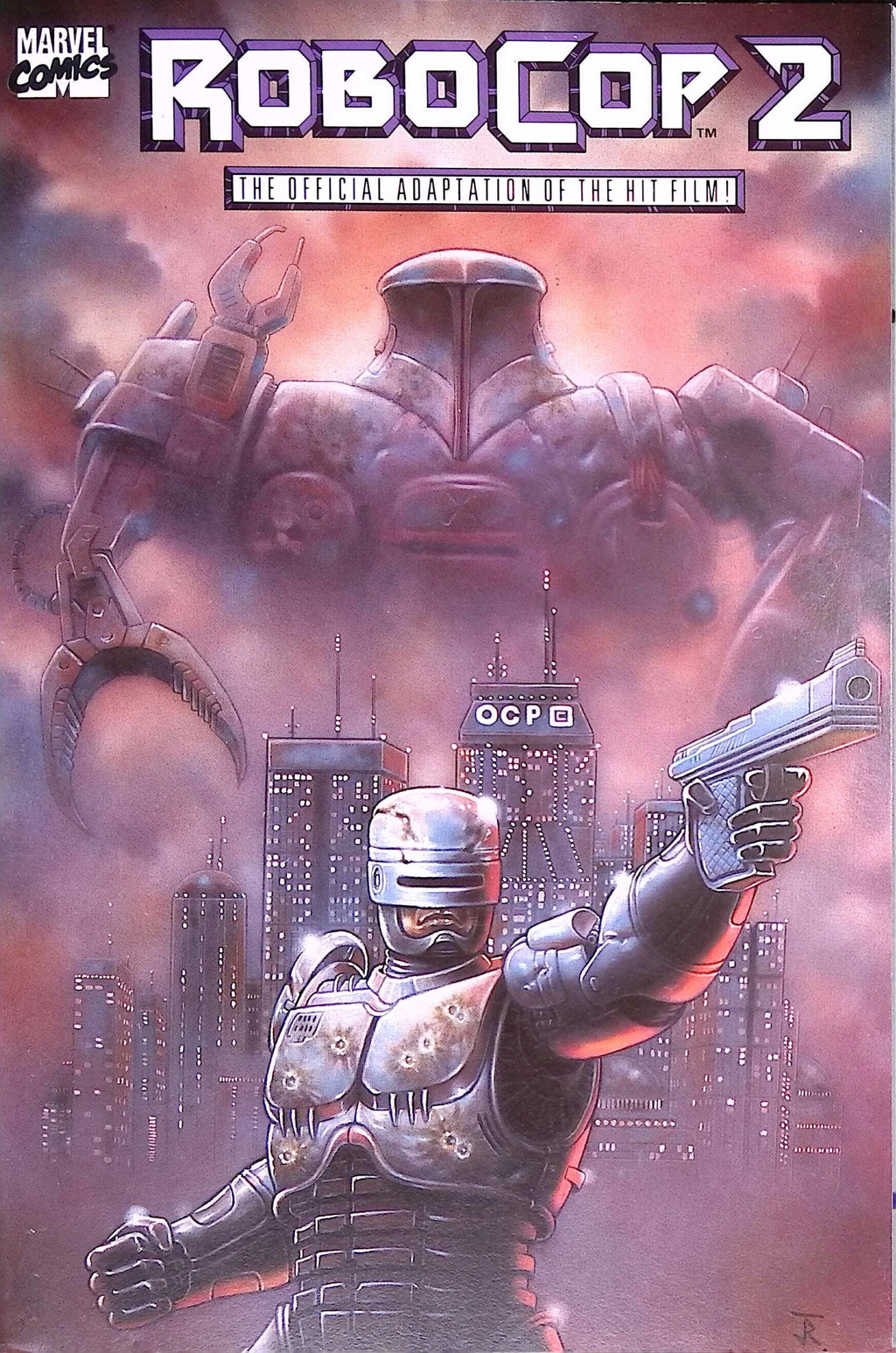 RoboCop # 1 & 2 "The Official Adaption Of The Hit Film!" Marvel VF/NM 1990