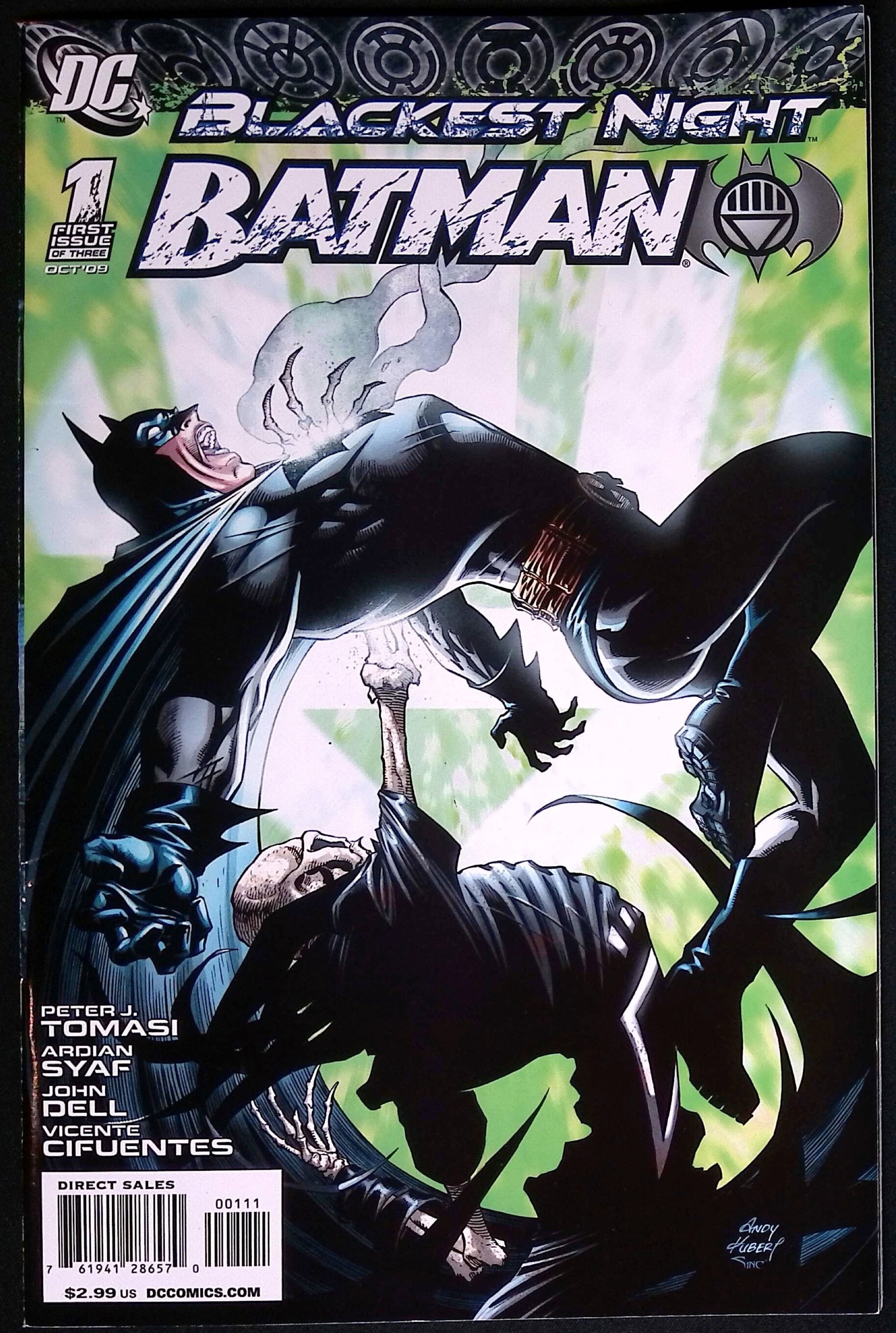 Blackest Night: Batman # 1 2009 VF