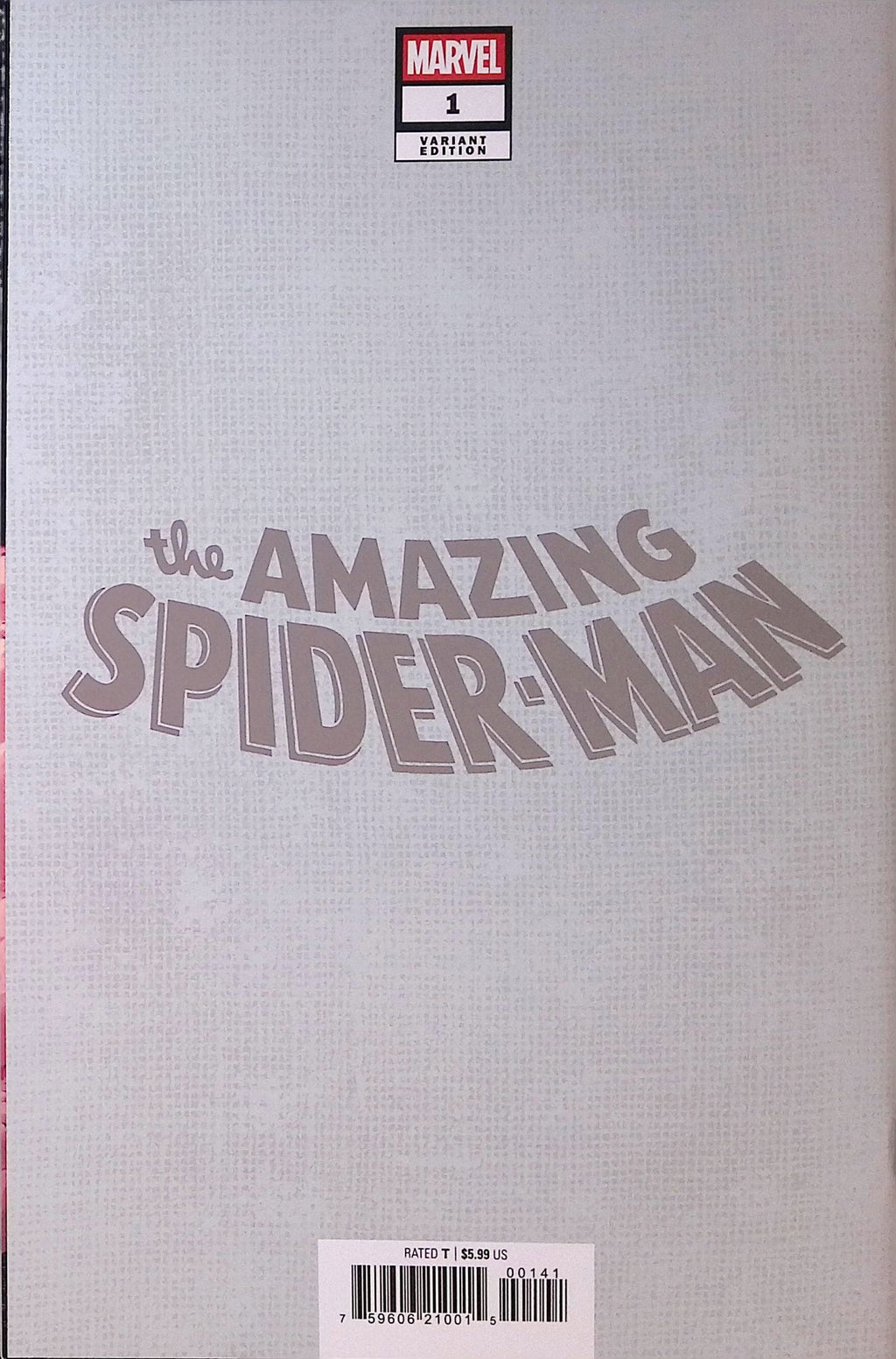 The Amazing Spider-Man # 1 Mark Chiarello Foil Variant 2025 NM