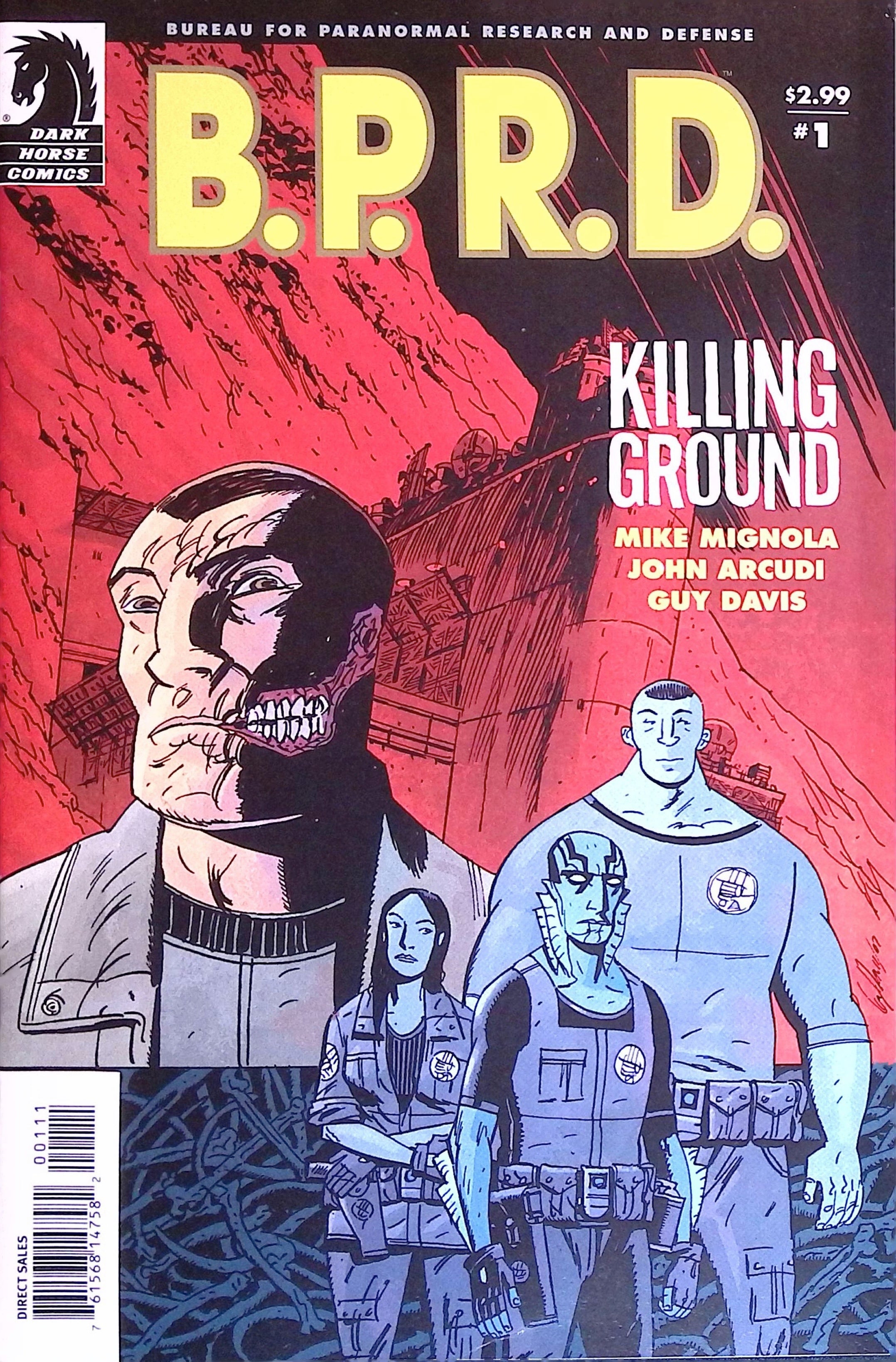 B.P.R.D. Killing Ground # 1 2007 VF/NM
