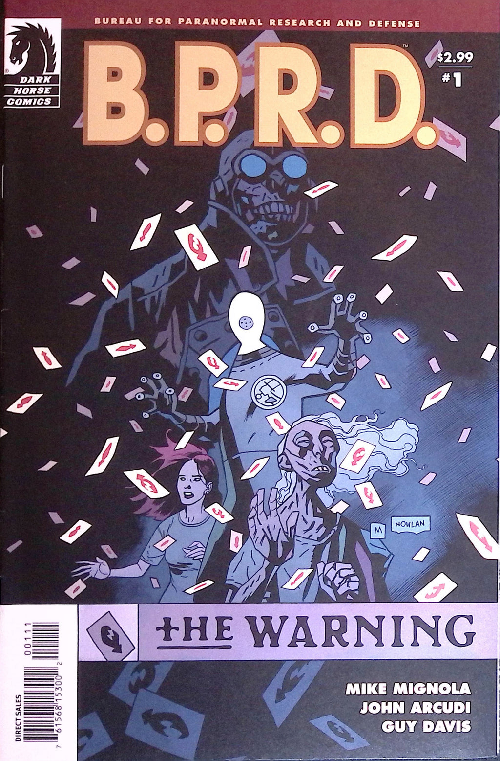 B.P.R.D. The Warning # 1 2008 VF/NM
