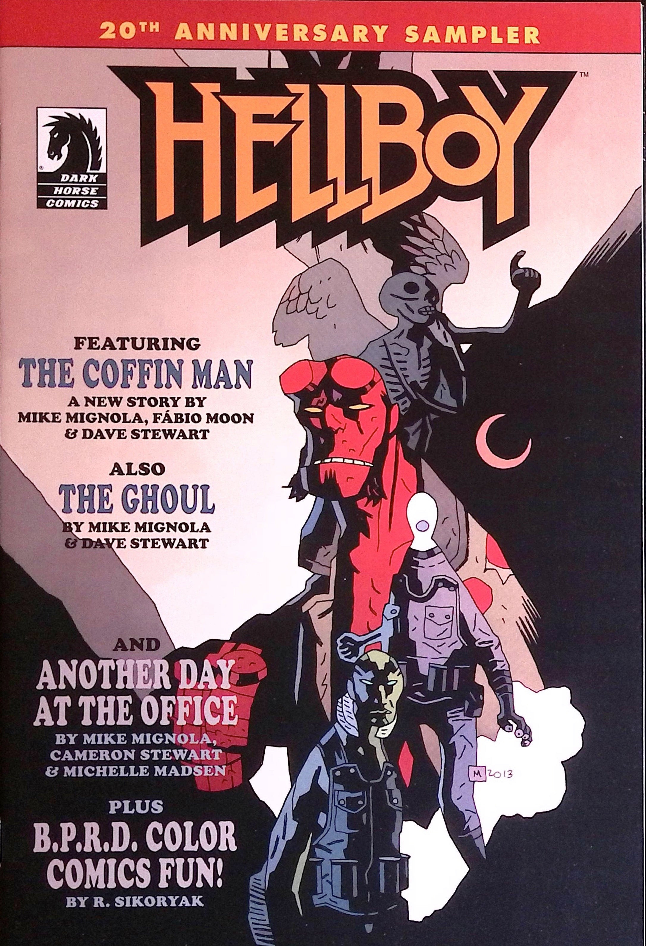 The Hellboy 20th Anniversary Sampler 2014 NM-