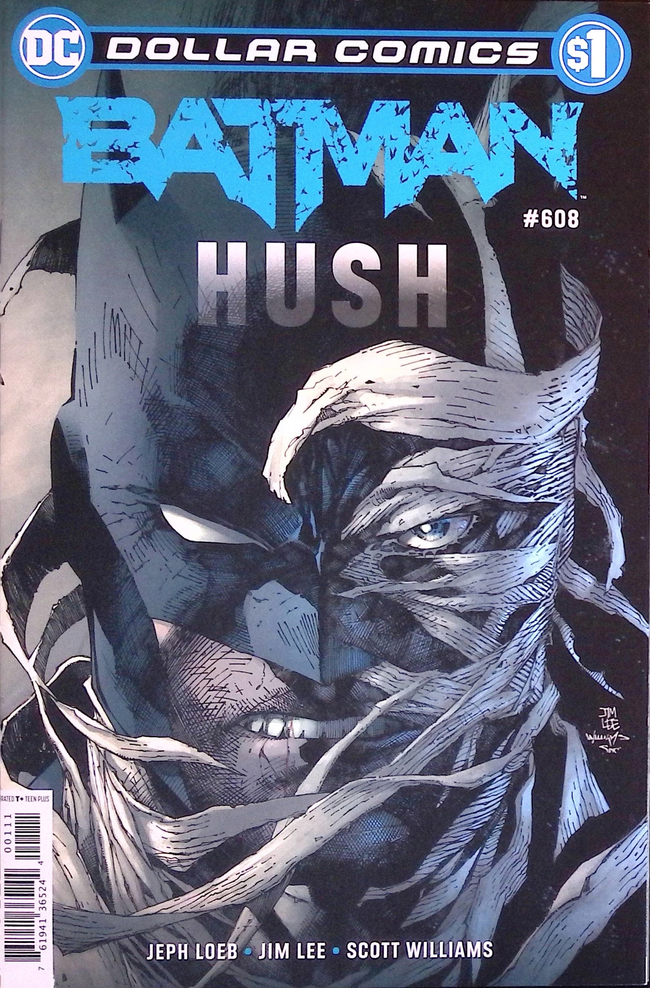 Batman # 608 HUSH Dollar Comics Reprint 2019 NM-