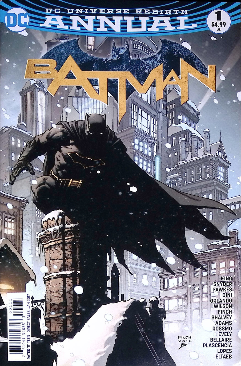 Batman Annual # 1 2017 VF/NM