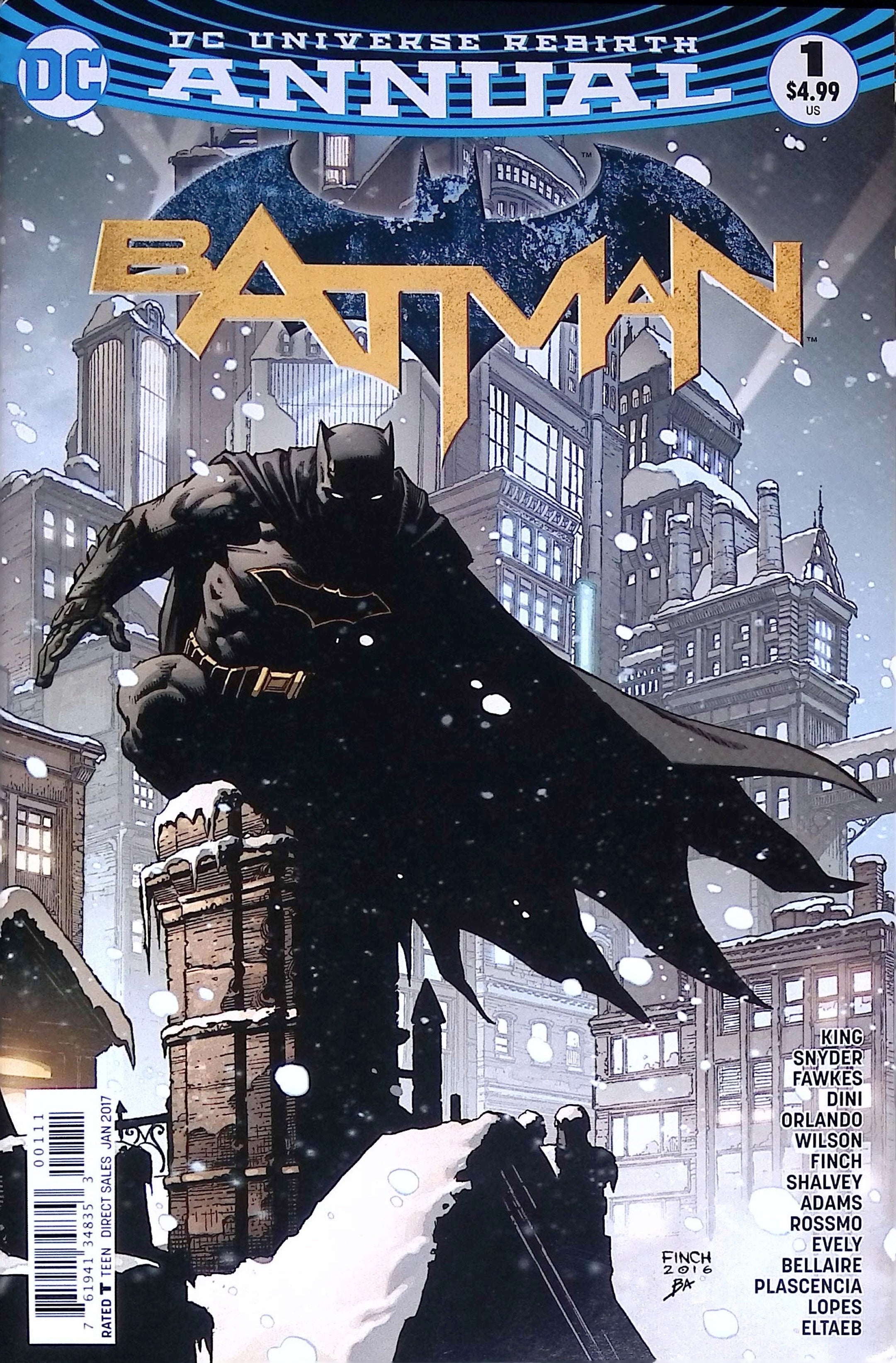 Batman Annual # 1 2017 VF/NM