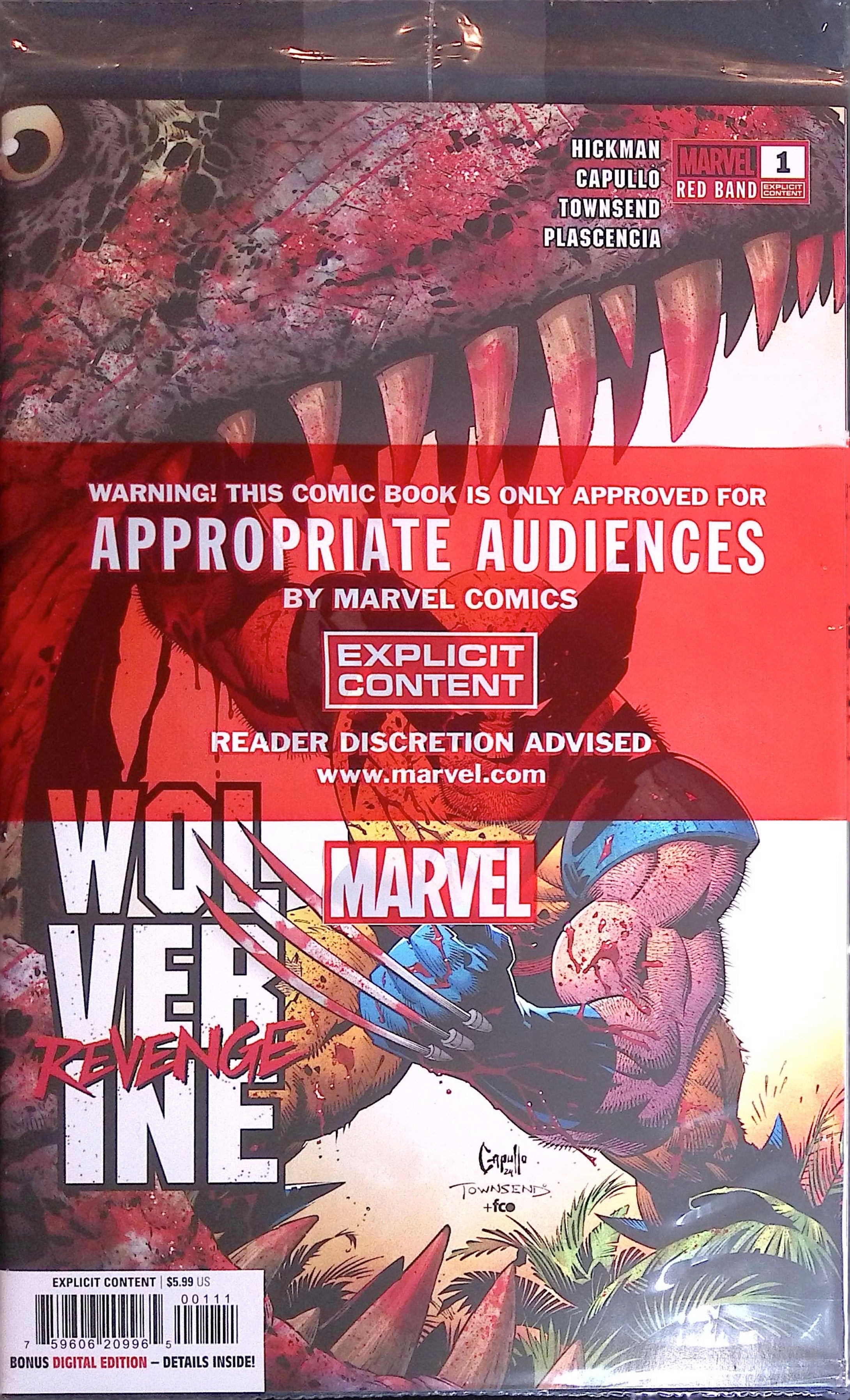 Wolverine: Revenge Red Band # 1 2024 Polybagged