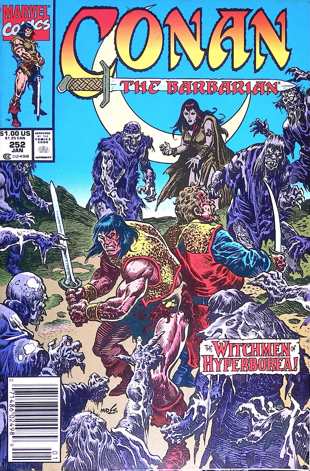 Conan the Barbarian # 252 1992 VF