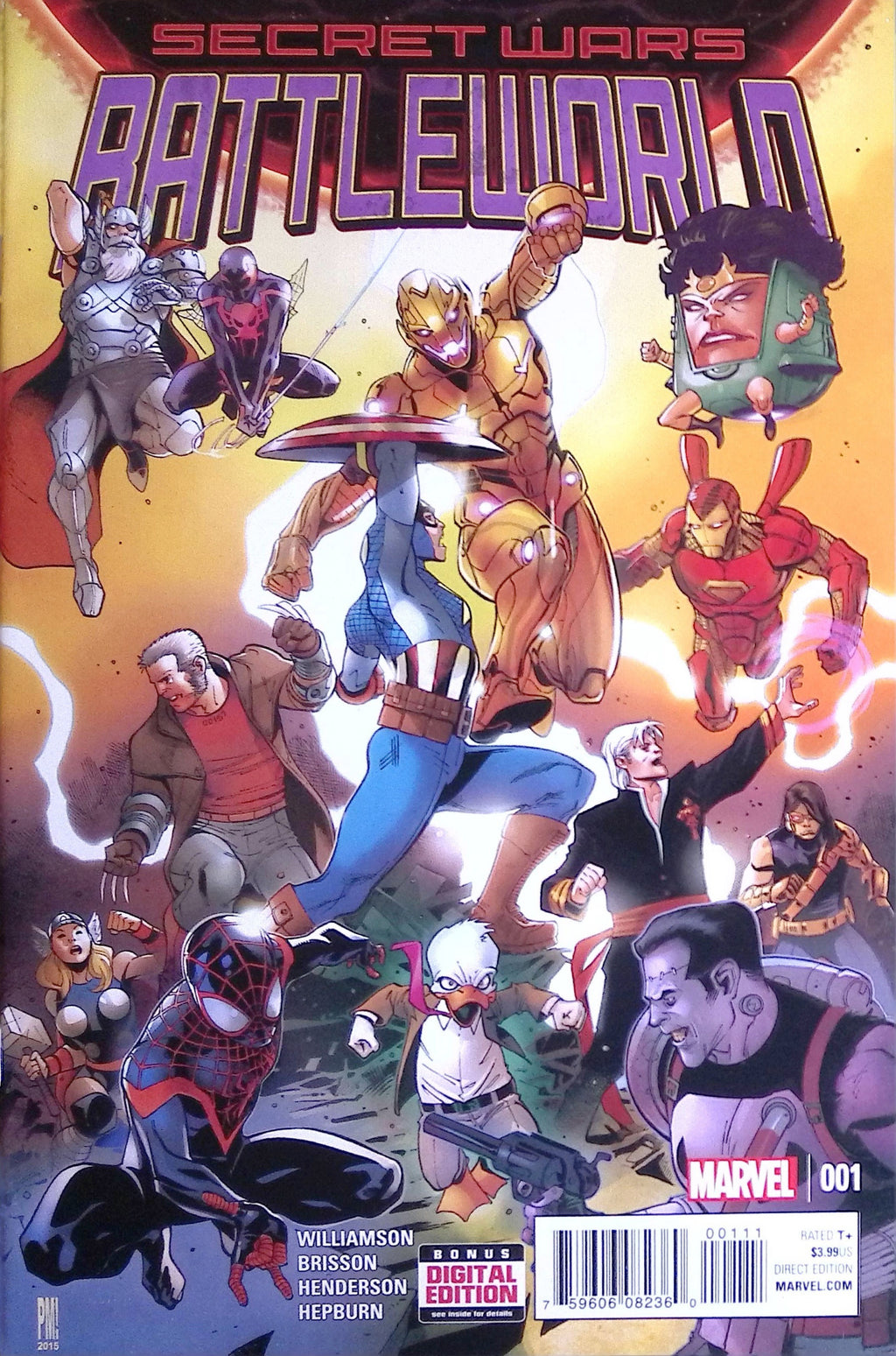 Secret Wars: Battleworld # 1 2015 NM-