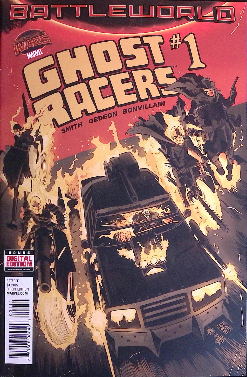 Ghost Racers # 1 Batlleworld 2015 NM-
