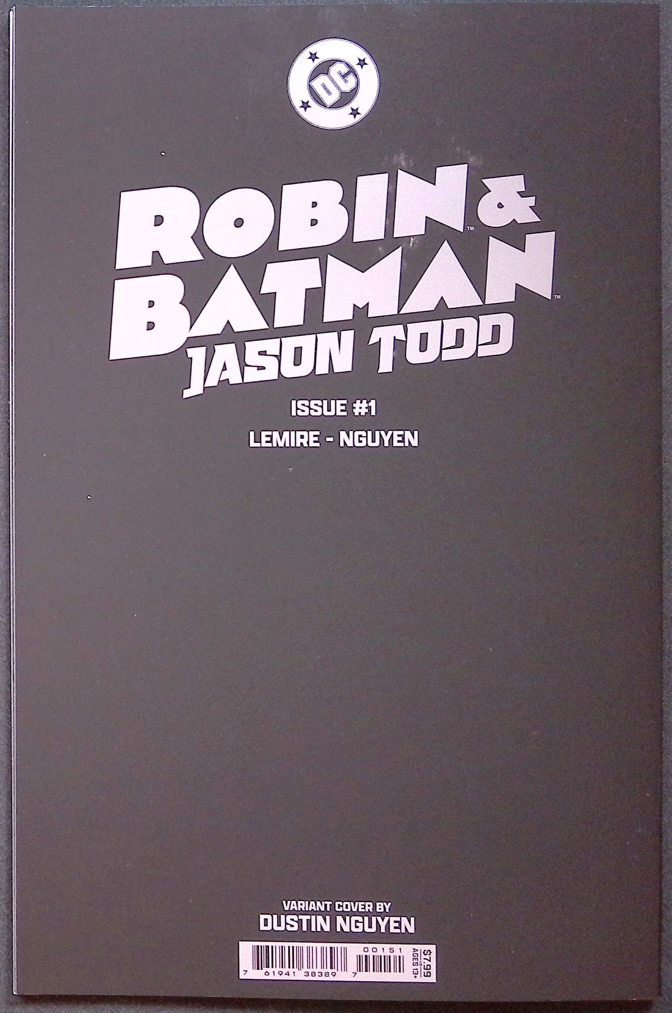 Robin & Batman Jason Todd # 1 CVR D Dustin Nguyen Foil Variant 2025 NM-