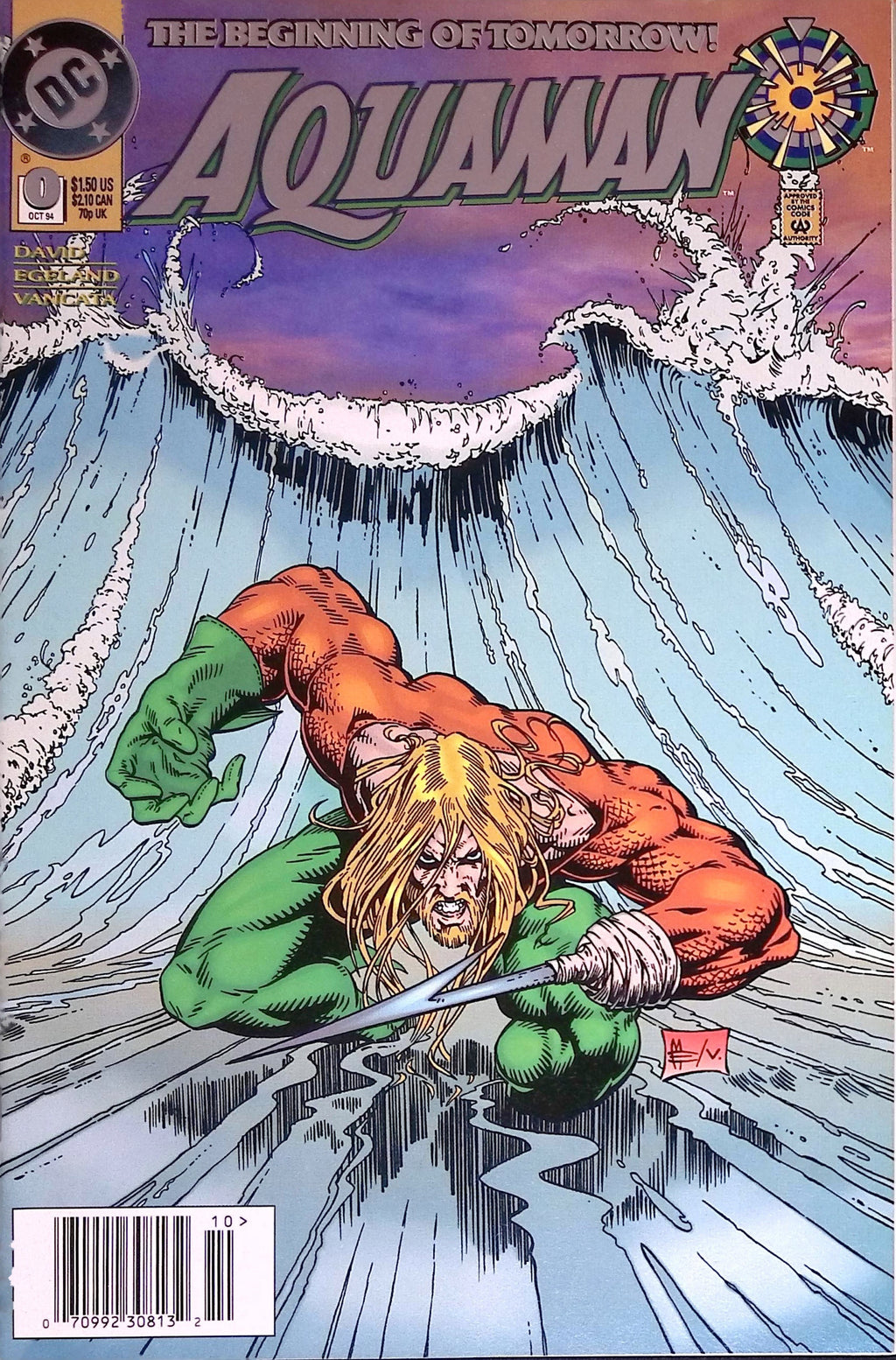 Aquaman # 0 The Beginning of Tomorrow! 1994 NM-